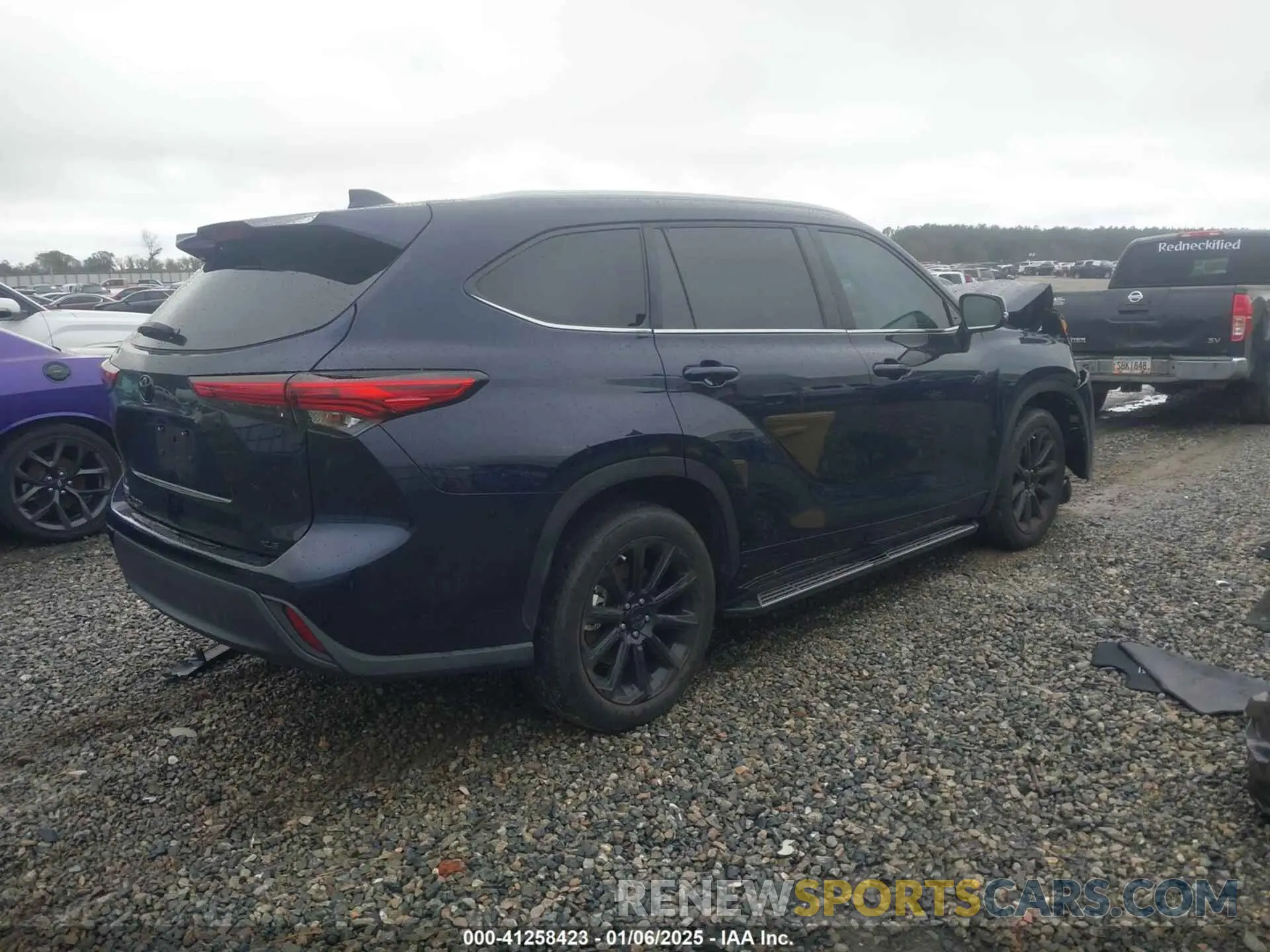 4 Фотография поврежденного автомобиля 5TDKDRAH3PS043096 TOYOTA HIGHLANDER 2023