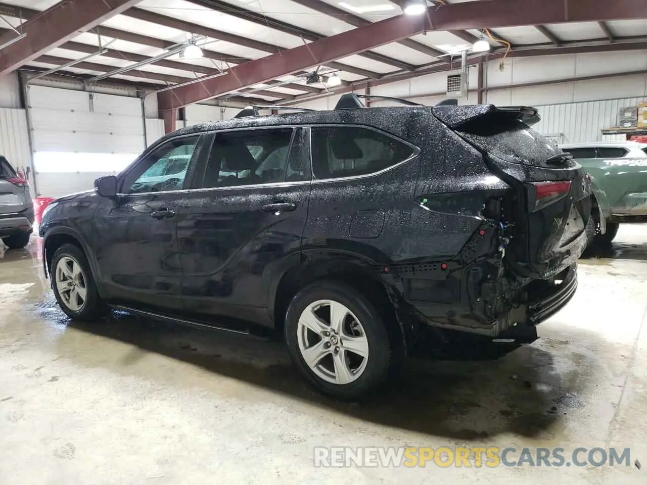2 Фотография поврежденного автомобиля 5TDKDRAH3PS047133 TOYOTA HIGHLANDER 2023