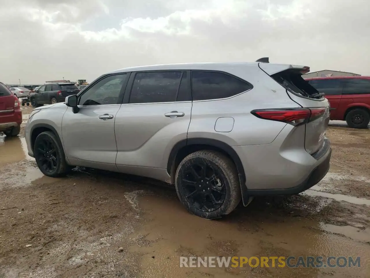 2 Фотография поврежденного автомобиля 5TDKDRAH4PS027540 TOYOTA HIGHLANDER 2023