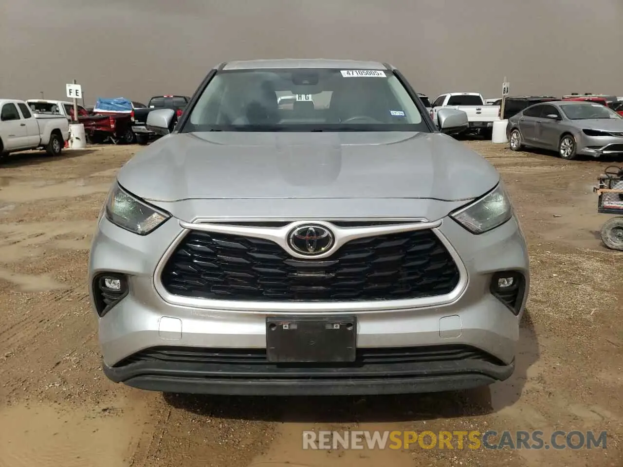 5 Фотография поврежденного автомобиля 5TDKDRAH4PS027540 TOYOTA HIGHLANDER 2023