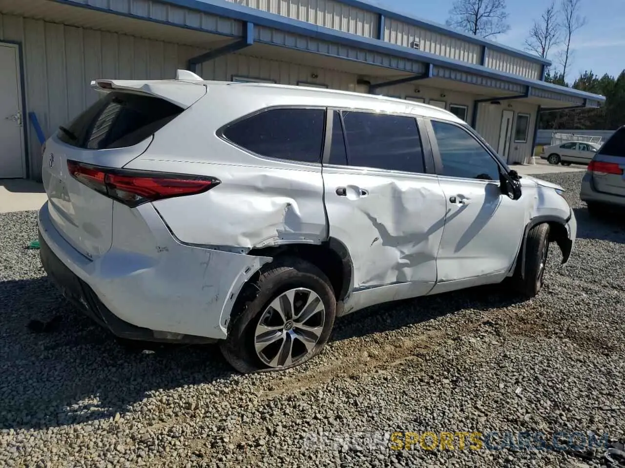 3 Photograph of a damaged car 5TDKDRAH4PS503415 TOYOTA HIGHLANDER 2023