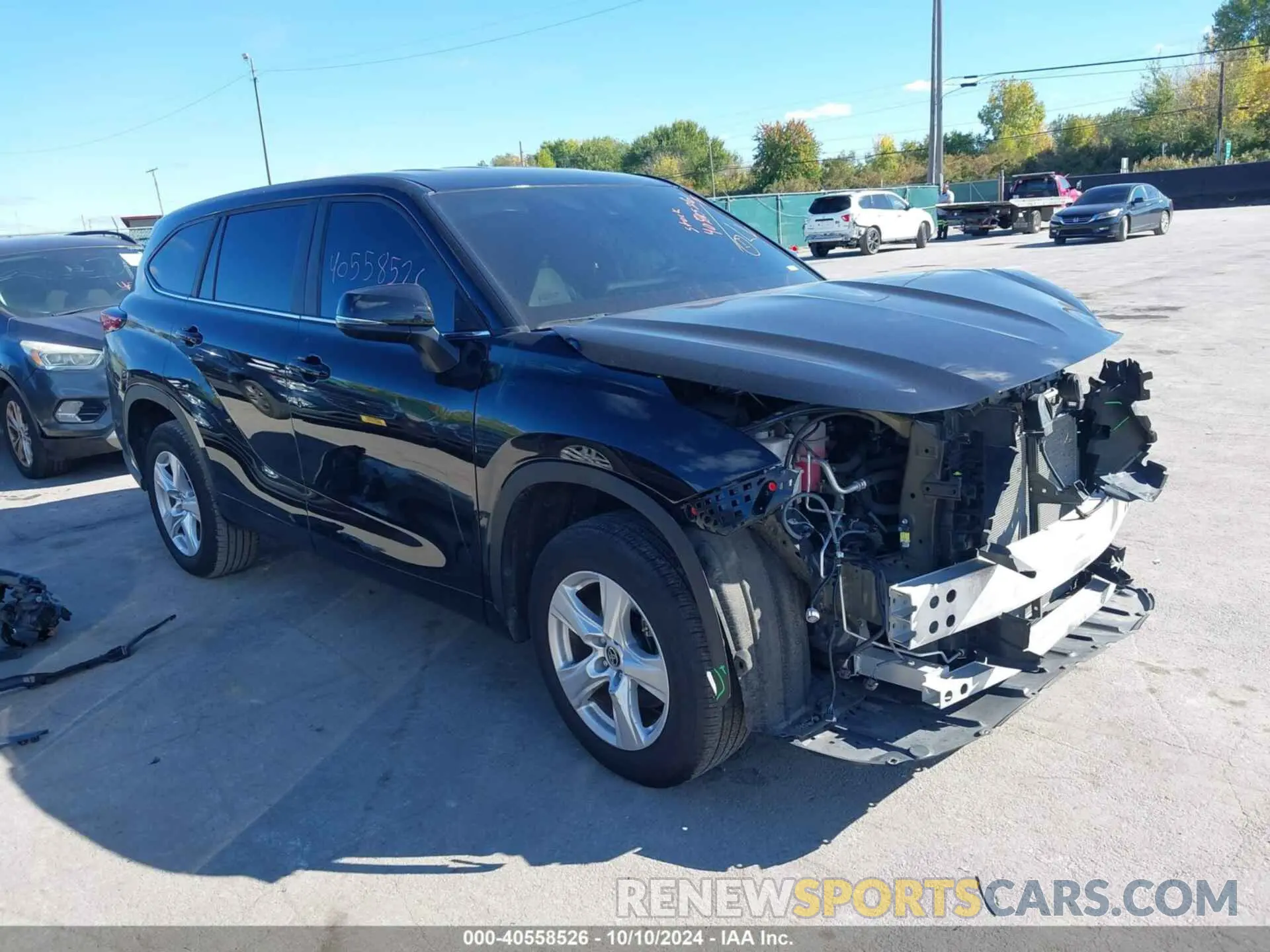 1 Photograph of a damaged car 5TDKDRAH4PS519212 TOYOTA HIGHLANDER 2023