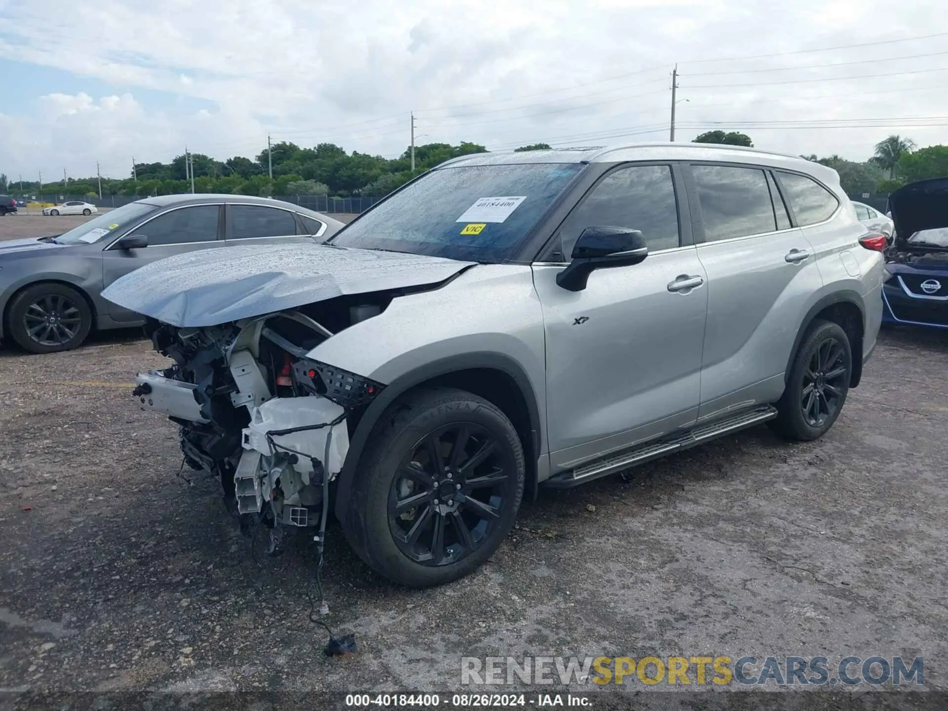 2 Фотография поврежденного автомобиля 5TDKDRAH4PS519453 TOYOTA HIGHLANDER 2023