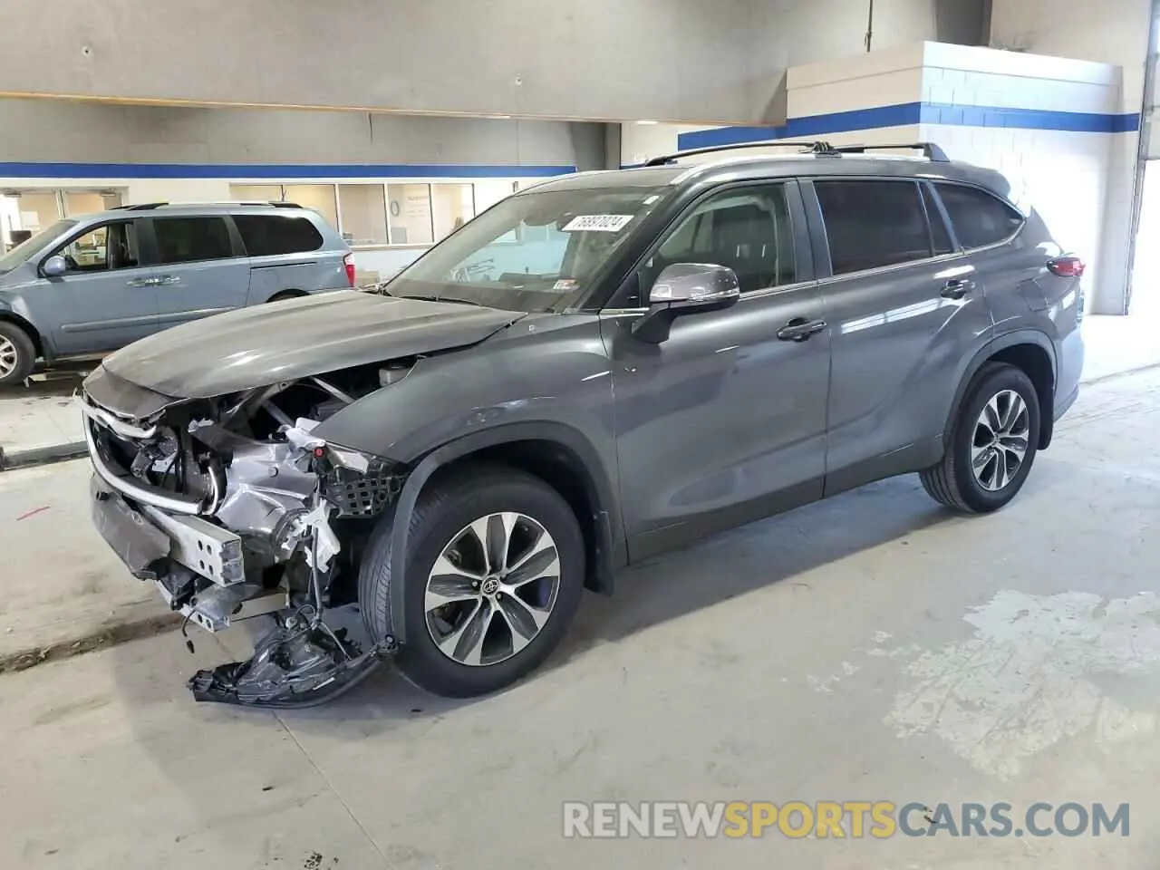 1 Фотография поврежденного автомобиля 5TDKDRAH5PS048073 TOYOTA HIGHLANDER 2023