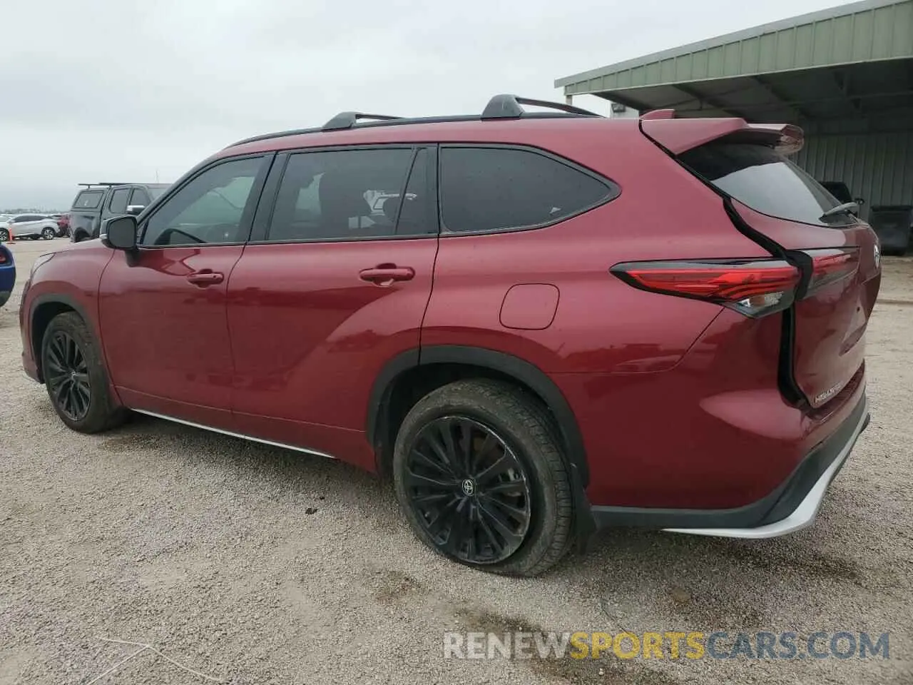 2 Фотография поврежденного автомобиля 5TDKDRAH5PS513810 TOYOTA HIGHLANDER 2023