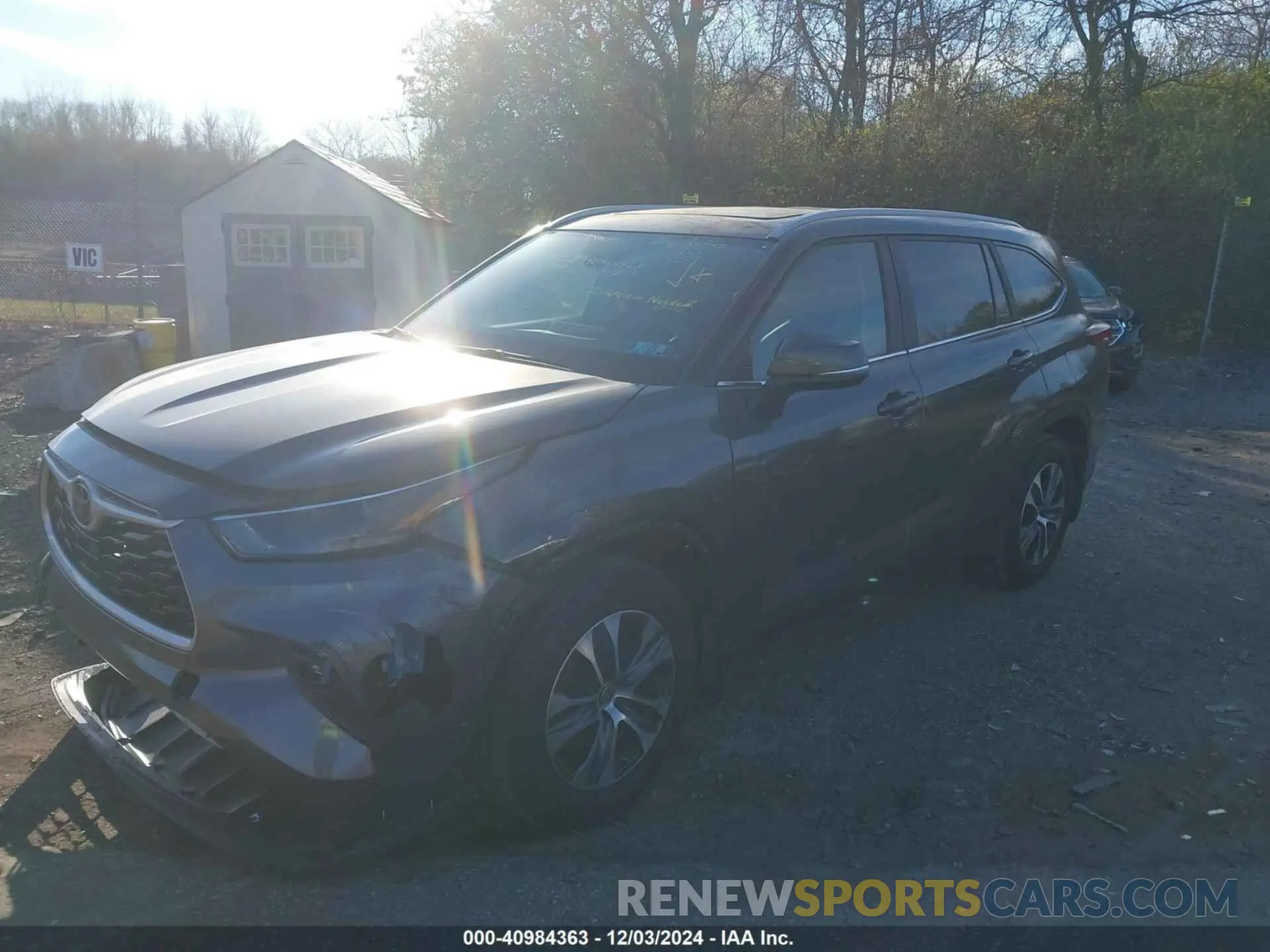 2 Photograph of a damaged car 5TDKDRAH6PS006317 TOYOTA HIGHLANDER 2023