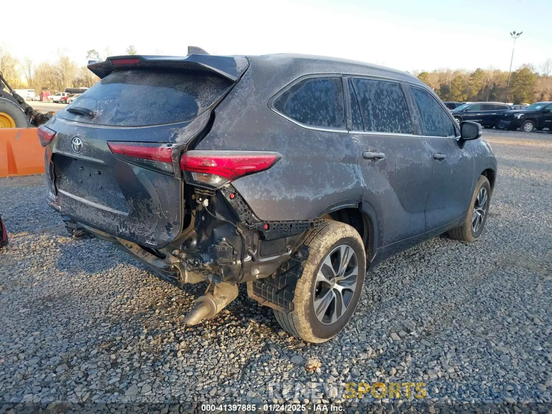 4 Фотография поврежденного автомобиля 5TDKDRAH6PS031105 TOYOTA HIGHLANDER 2023