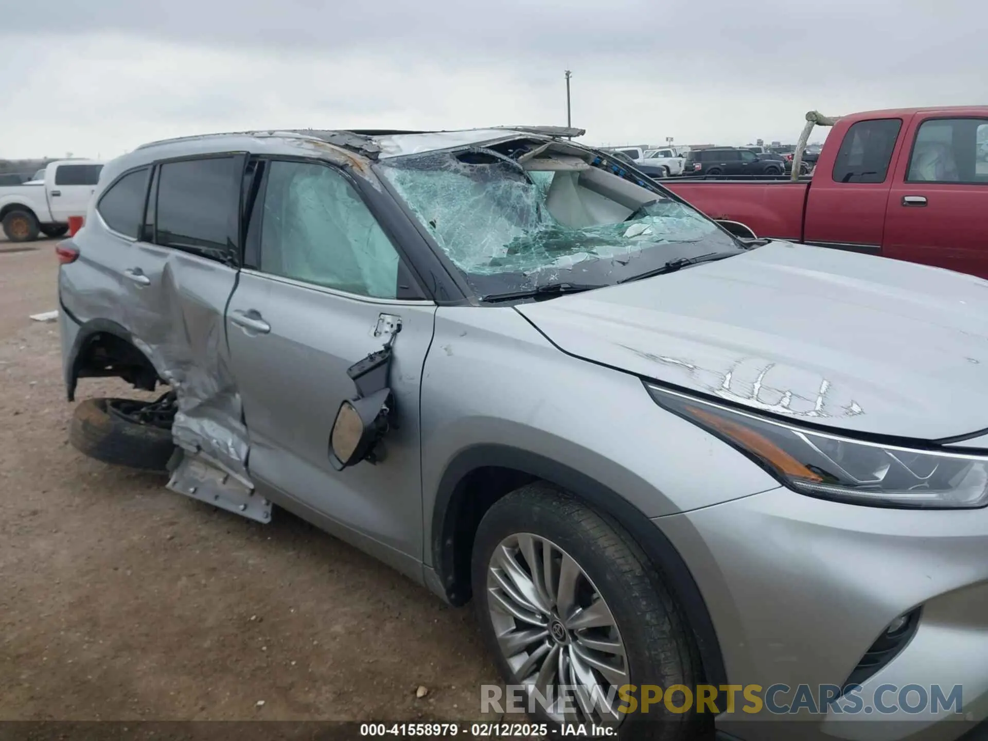 6 Photograph of a damaged car 5TDKDRAH6PS041116 TOYOTA HIGHLANDER 2023