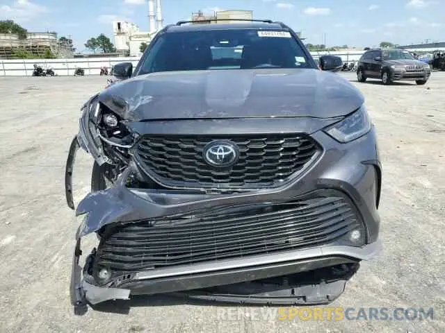 5 Photograph of a damaged car 5TDKDRAH6PS507806 TOYOTA HIGHLANDER 2023