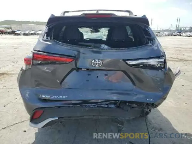 6 Photograph of a damaged car 5TDKDRAH6PS507806 TOYOTA HIGHLANDER 2023