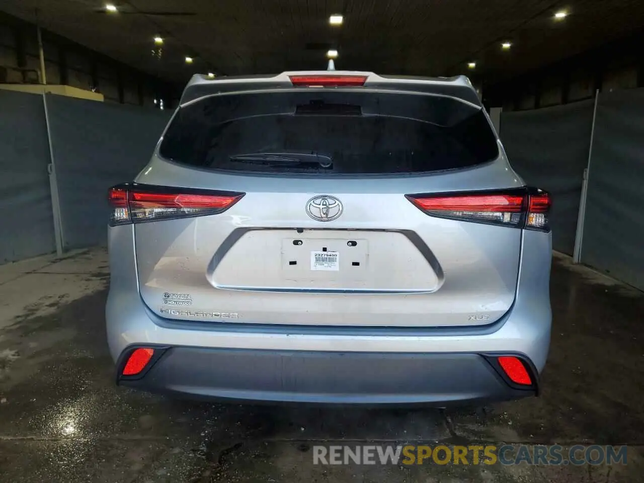 6 Photograph of a damaged car 5TDKDRAH7PS029959 TOYOTA HIGHLANDER 2023