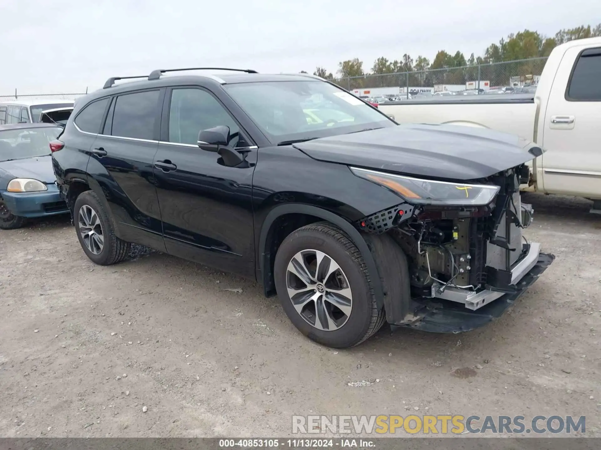 1 Photograph of a damaged car 5TDKDRAH7PS048897 TOYOTA HIGHLANDER 2023