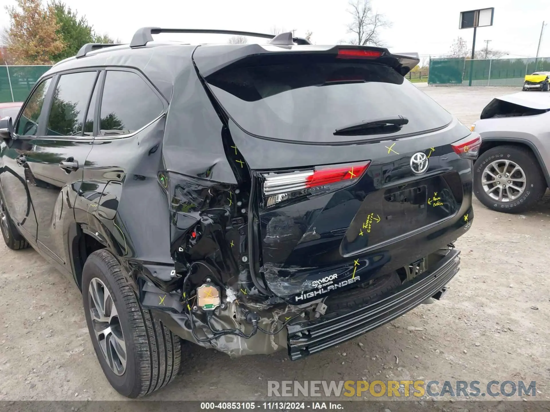 6 Photograph of a damaged car 5TDKDRAH7PS048897 TOYOTA HIGHLANDER 2023