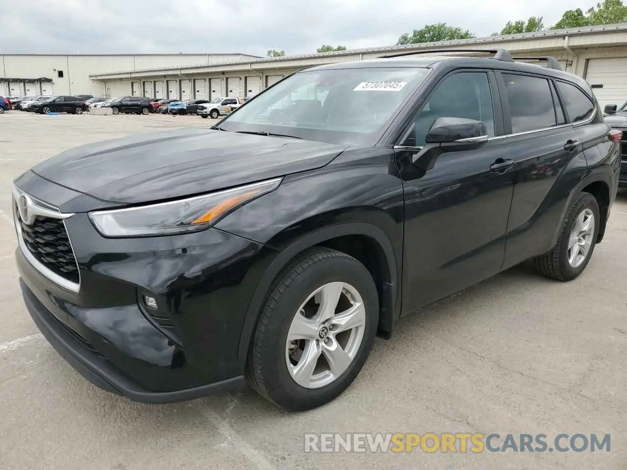 1 Photograph of a damaged car 5TDKDRAH7PS510309 TOYOTA HIGHLANDER 2023