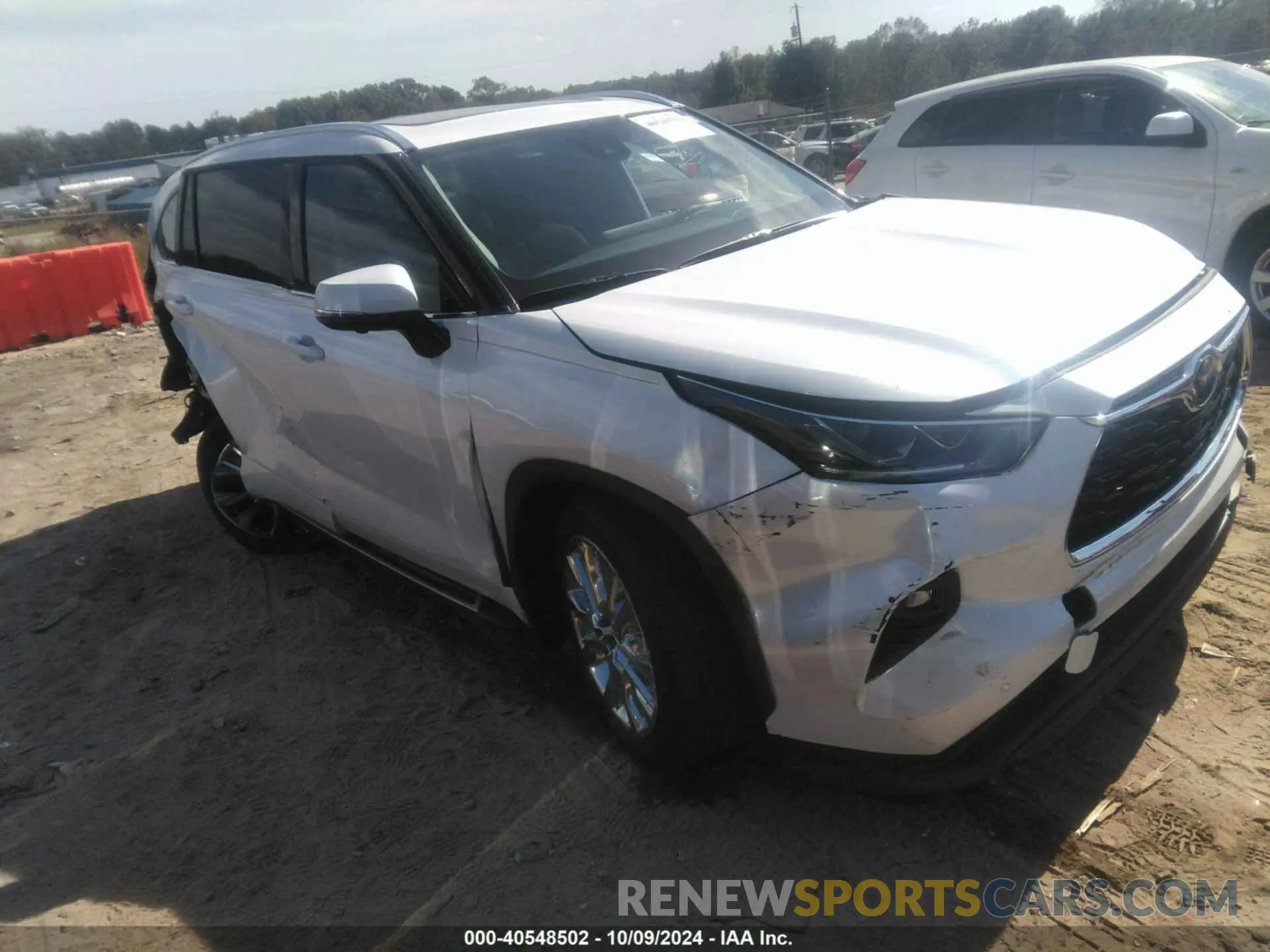1 Photograph of a damaged car 5TDKDRAH8PS006884 TOYOTA HIGHLANDER 2023