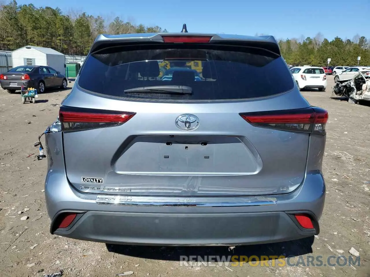 6 Фотография поврежденного автомобиля 5TDKDRAH8PS008022 TOYOTA HIGHLANDER 2023
