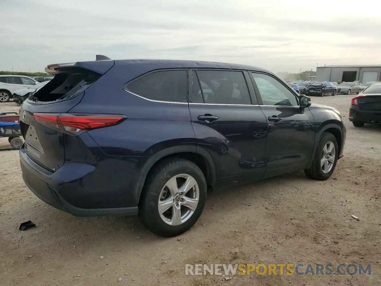 3 Photograph of a damaged car 5TDKDRAH8PS015259 TOYOTA HIGHLANDER 2023