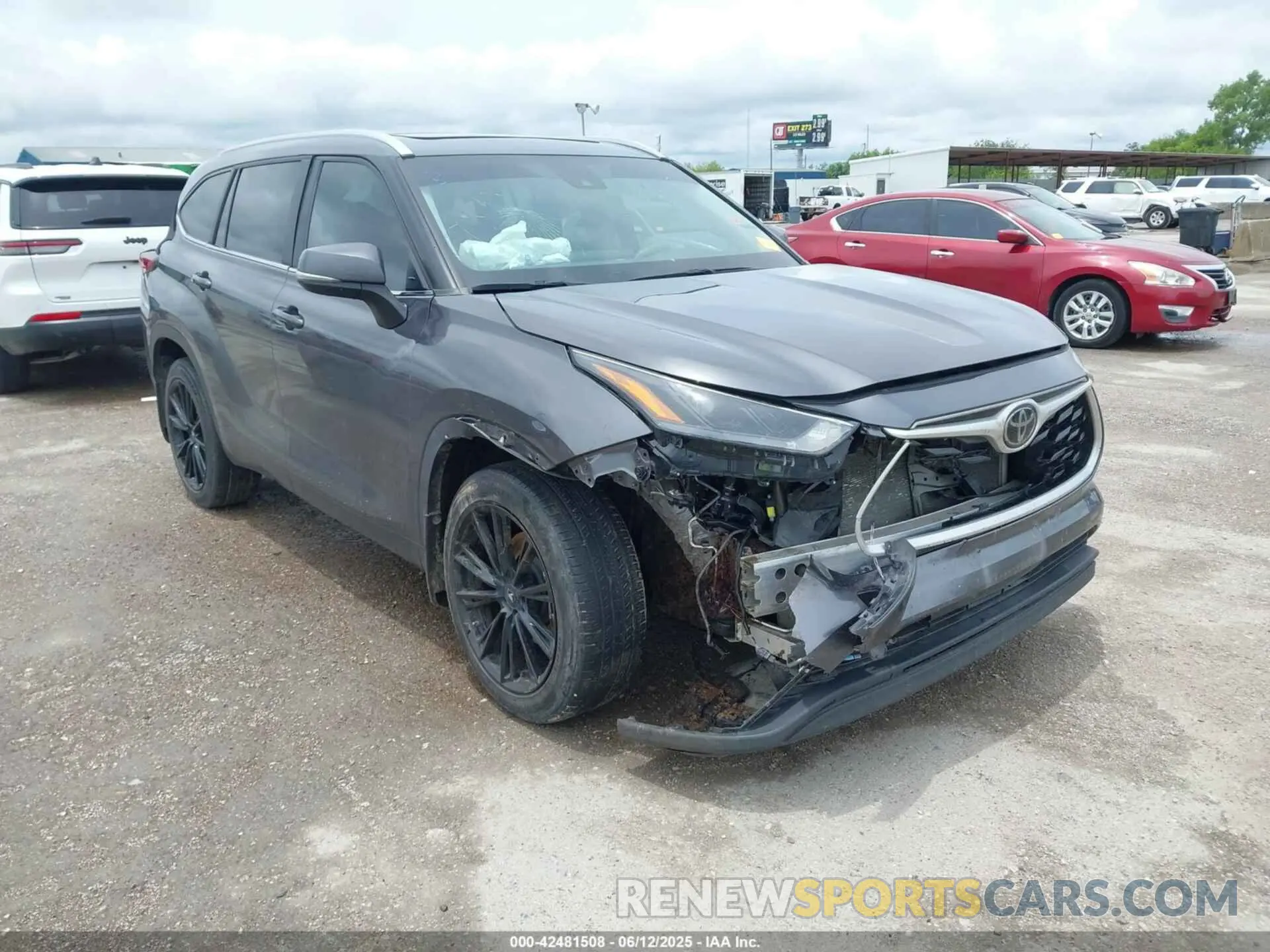 6 Photograph of a damaged car 5TDKDRAH8PS034684 TOYOTA HIGHLANDER 2023