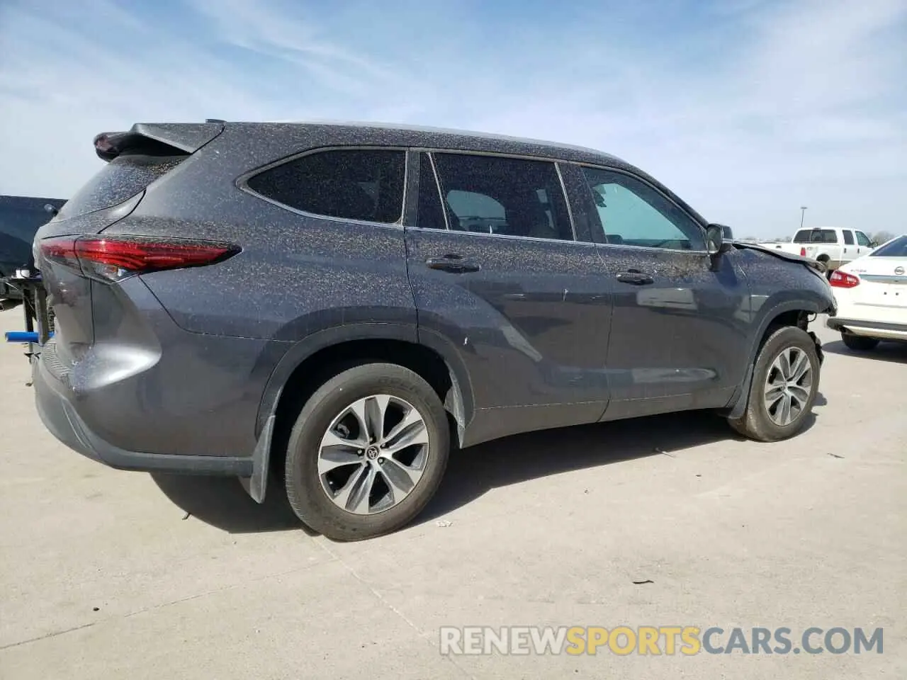 3 Фотография поврежденного автомобиля 5TDKDRAH8PS034779 TOYOTA HIGHLANDER 2023