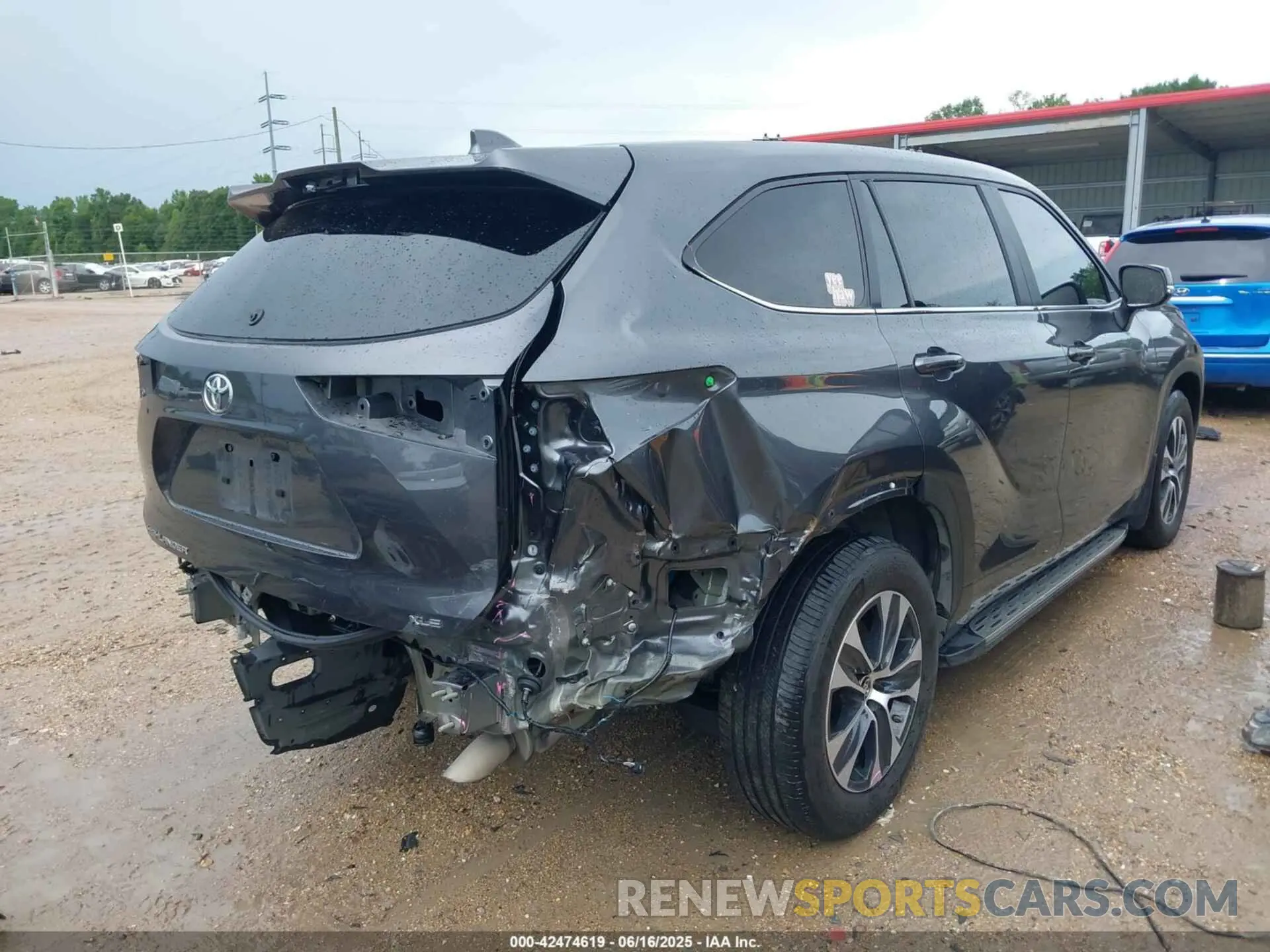 4 Фотография поврежденного автомобиля 5TDKDRAH8PS513610 TOYOTA HIGHLANDER 2023