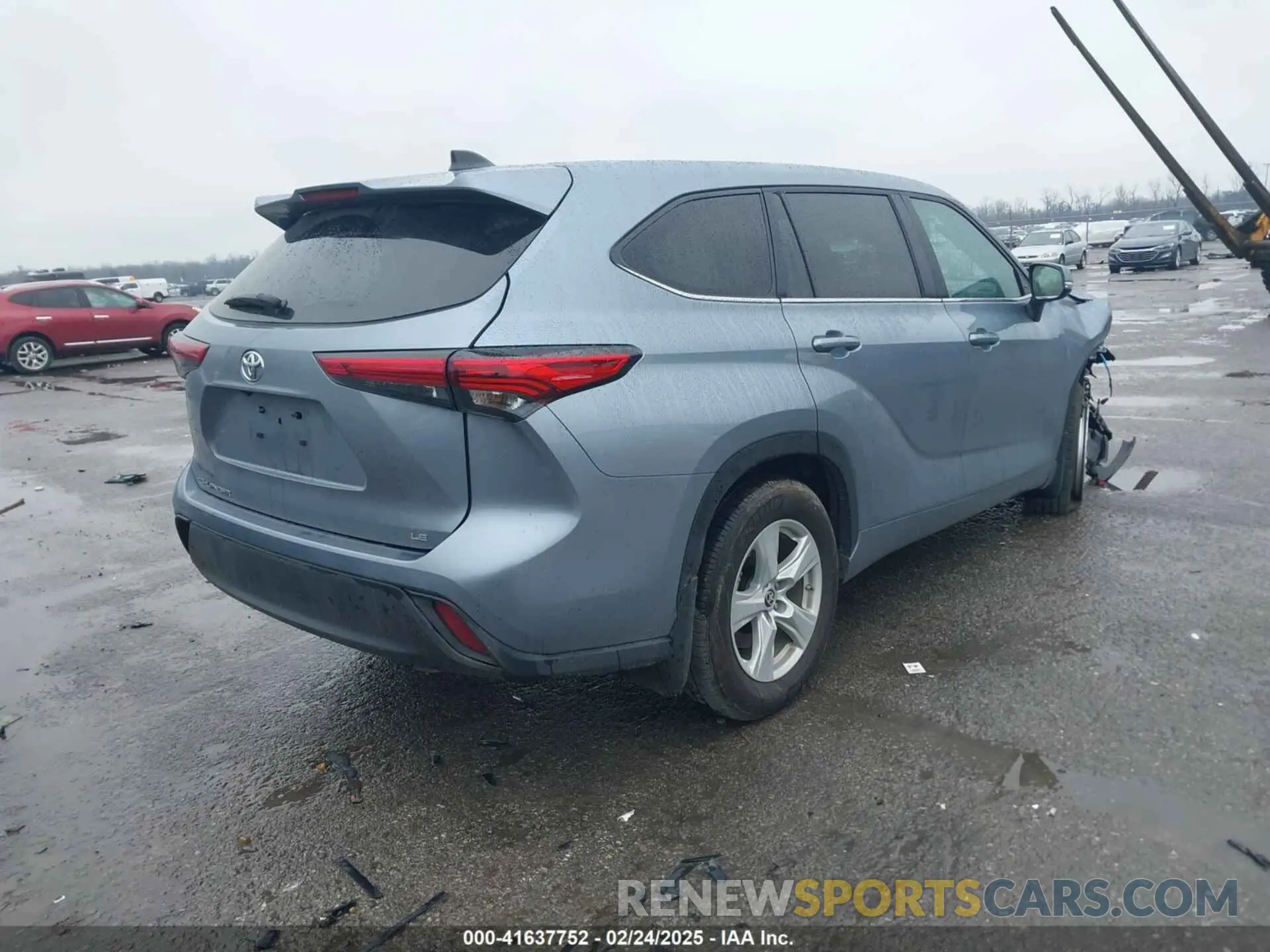 4 Фотография поврежденного автомобиля 5TDKDRAH8PS524459 TOYOTA HIGHLANDER 2023
