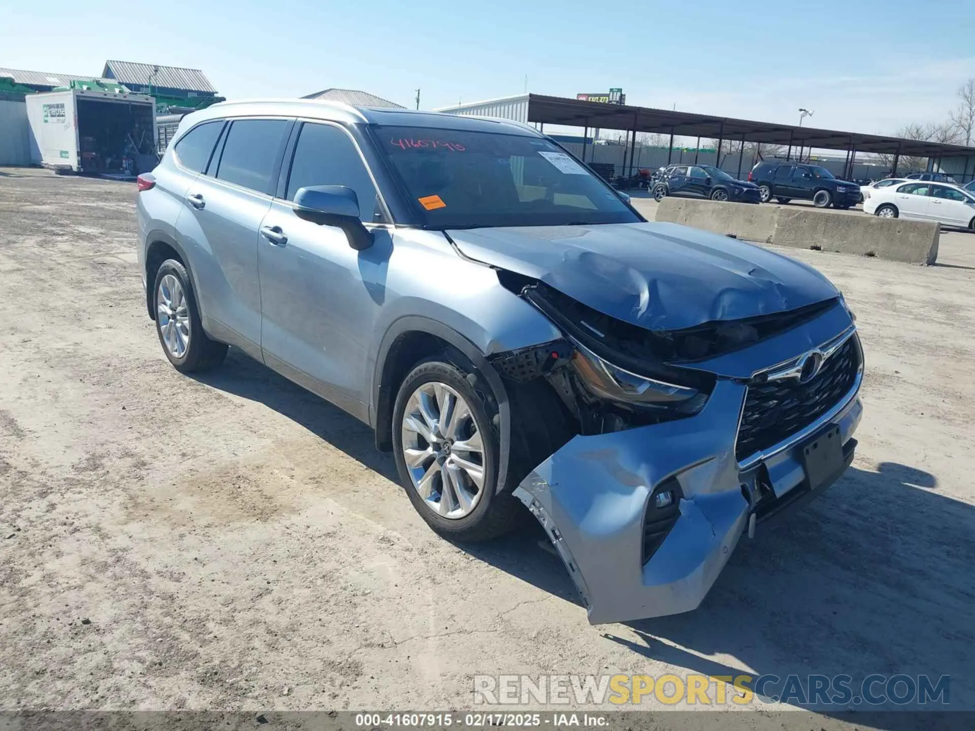6 Photograph of a damaged car 5TDKDRAH9PS002343 TOYOTA HIGHLANDER 2023