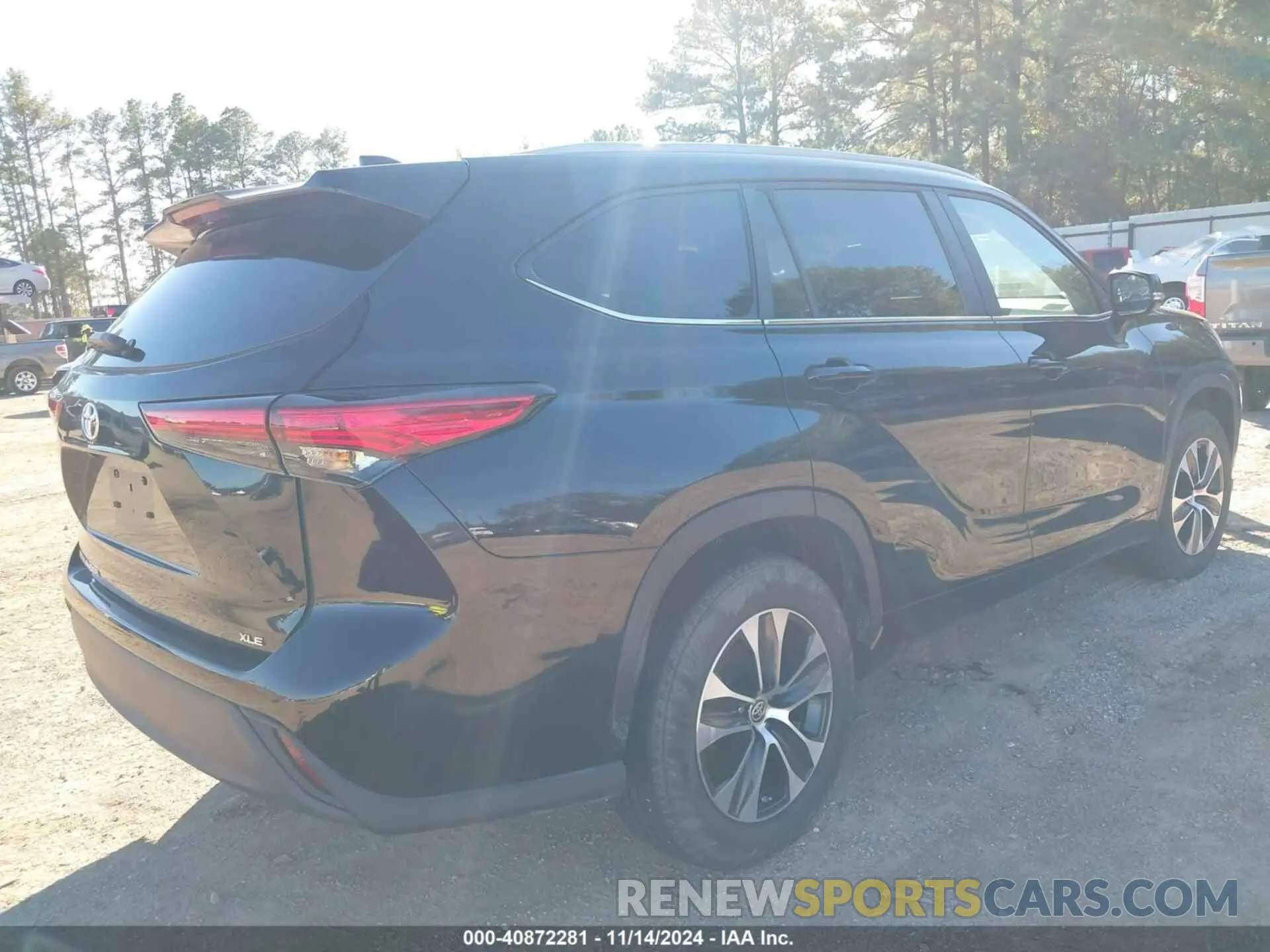 4 Фотография поврежденного автомобиля 5TDKDRAH9PS038629 TOYOTA HIGHLANDER 2023
