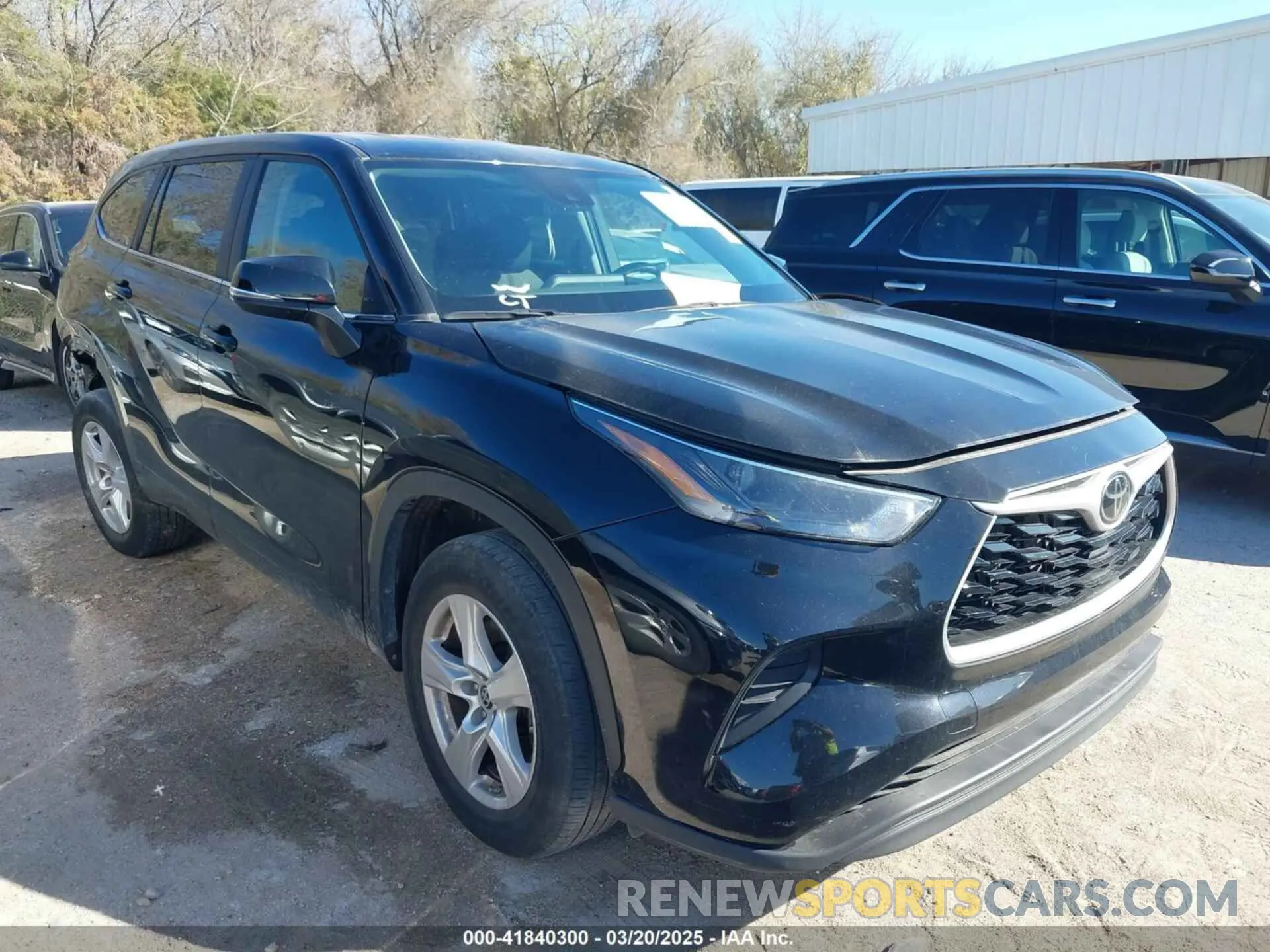 1 Фотография поврежденного автомобиля 5TDKDRAH9PS046701 TOYOTA HIGHLANDER 2023