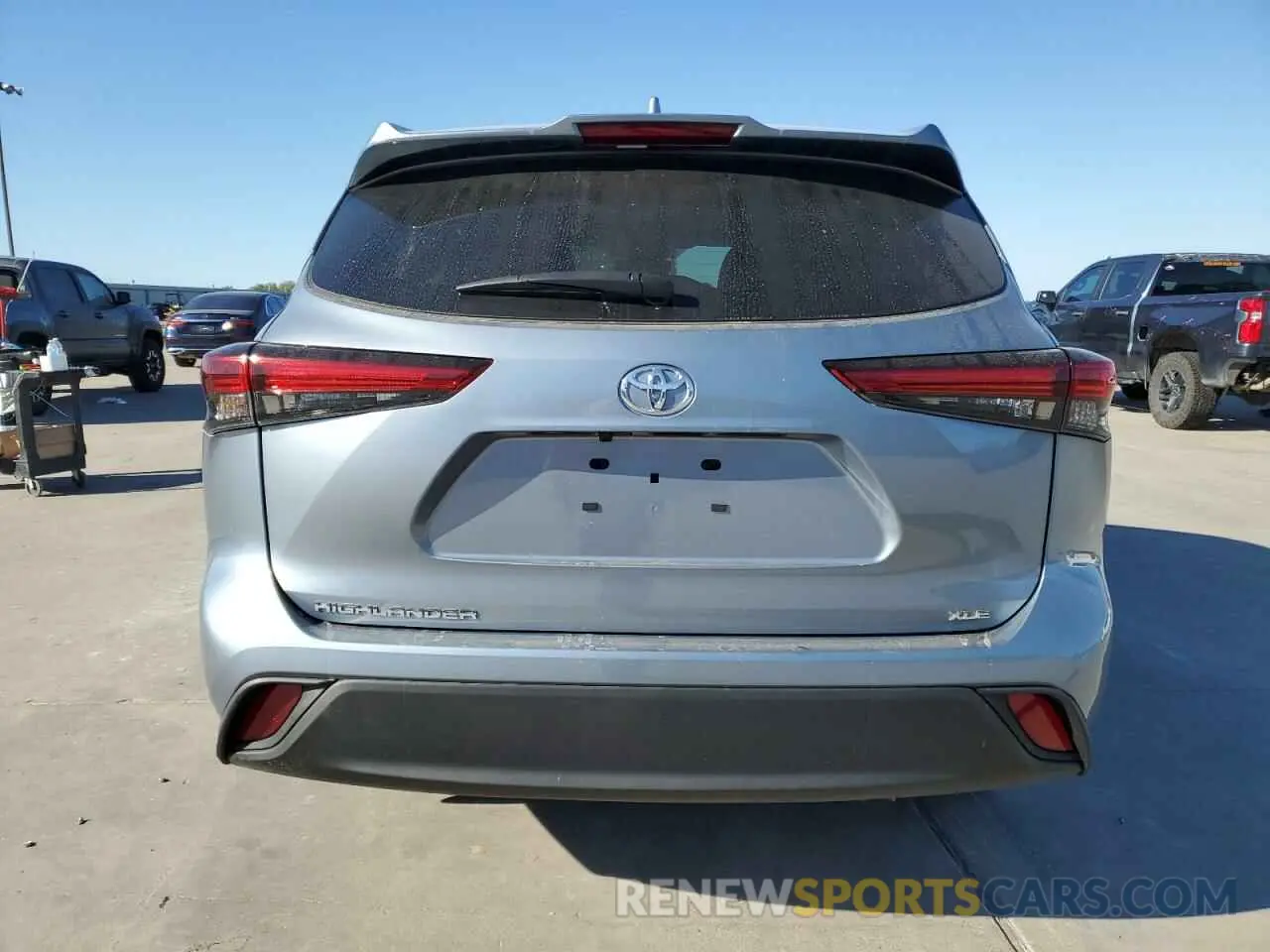 6 Photograph of a damaged car 5TDKDRAH9PS049257 TOYOTA HIGHLANDER 2023
