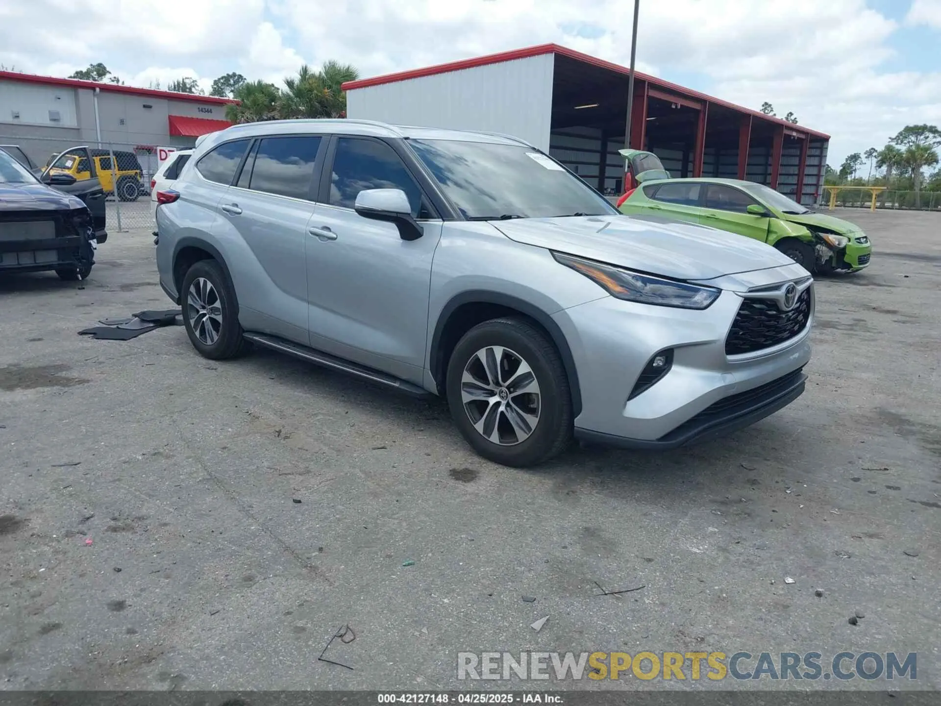 1 Photograph of a damaged car 5TDKDRAH9PS504169 TOYOTA HIGHLANDER 2023