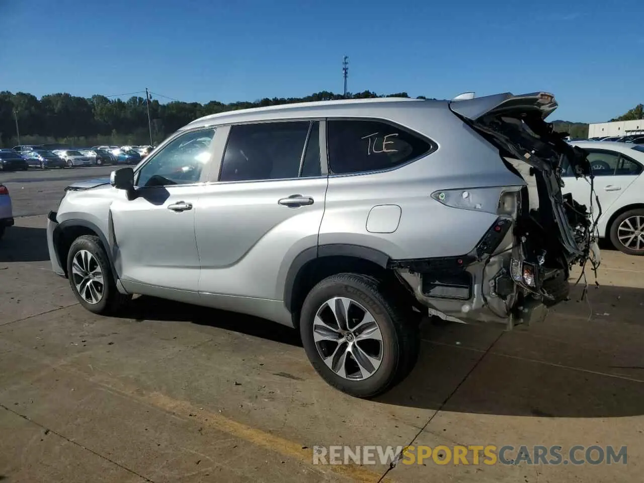 2 Photograph of a damaged car 5TDKDRAHXPS010886 TOYOTA HIGHLANDER 2023
