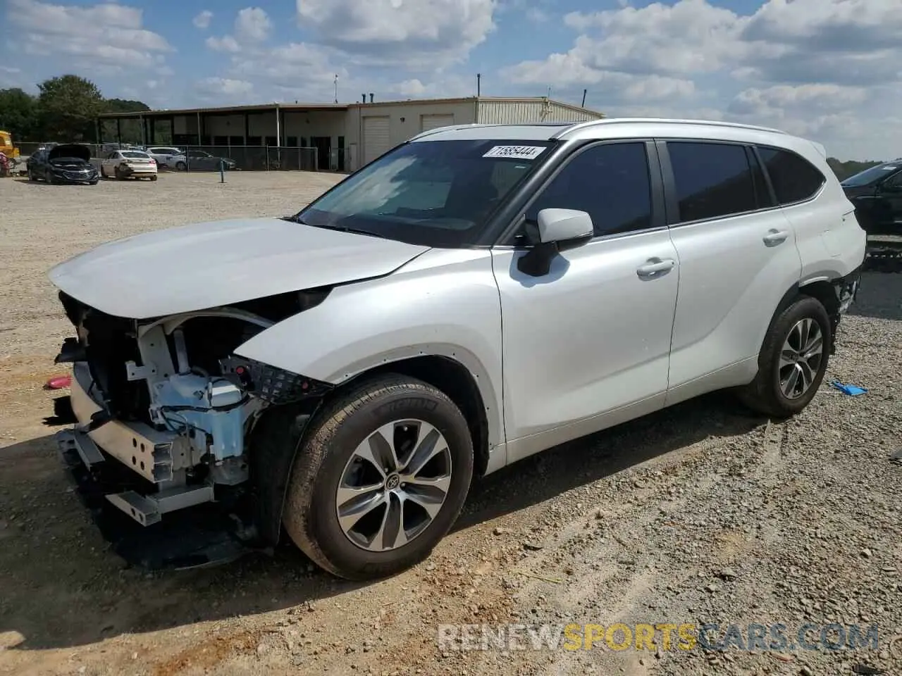 1 Фотография поврежденного автомобиля 5TDKDRAHXPS012265 TOYOTA HIGHLANDER 2023