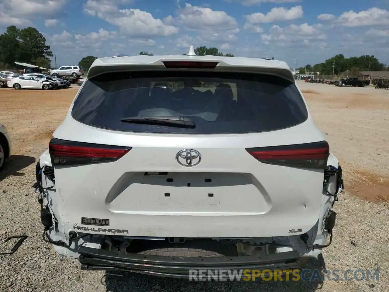 6 Фотография поврежденного автомобиля 5TDKDRAHXPS012265 TOYOTA HIGHLANDER 2023