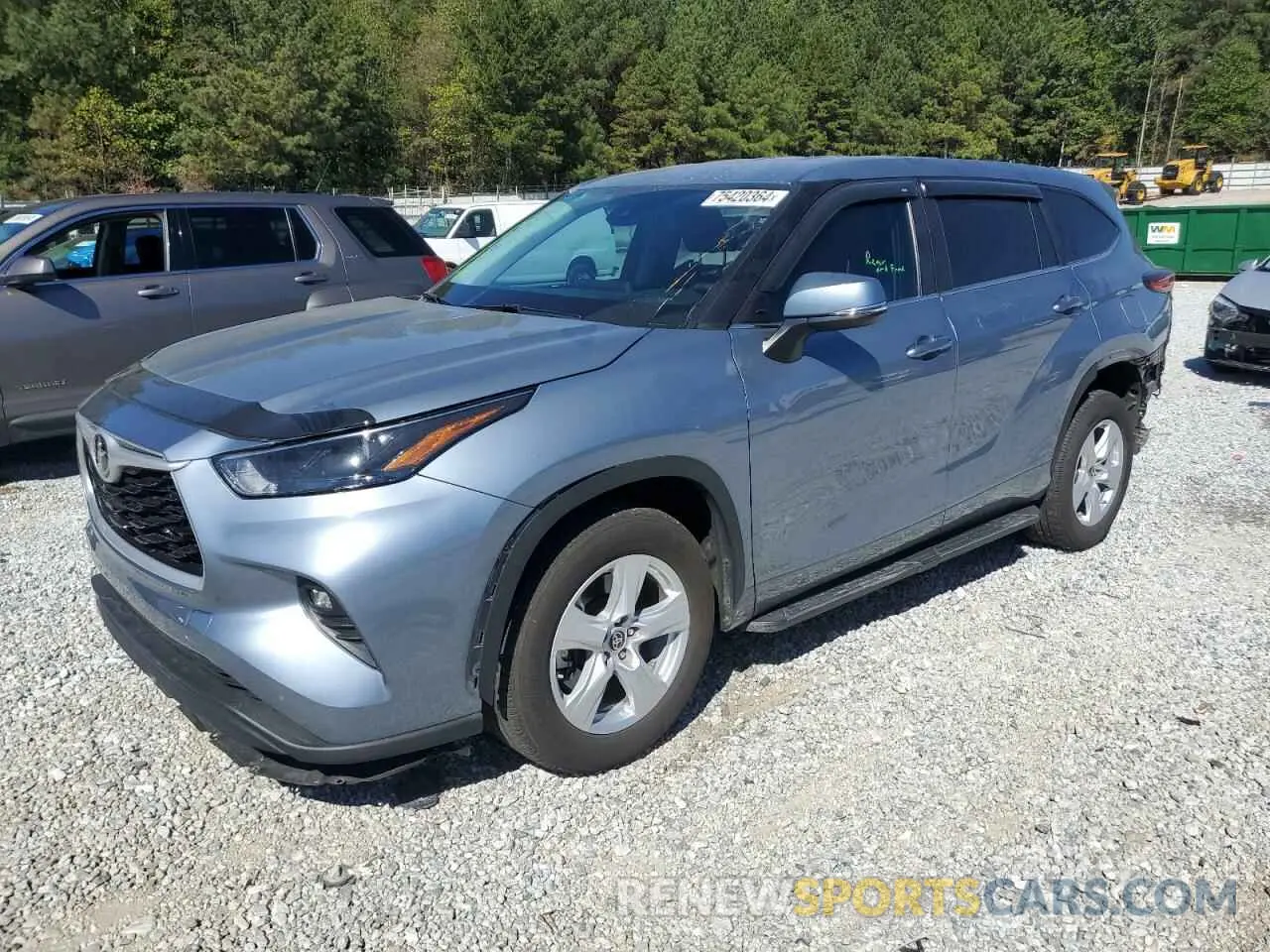 1 Photograph of a damaged car 5TDKDRAHXPS025484 TOYOTA HIGHLANDER 2023