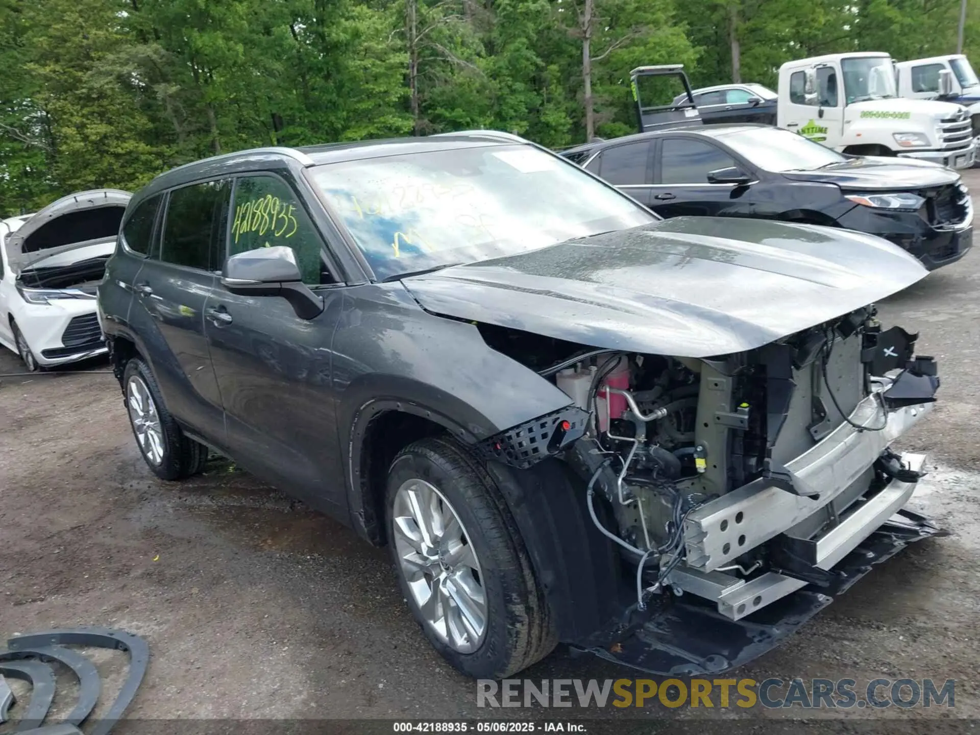 1 Фотография поврежденного автомобиля 5TDKDRBH0PS006456 TOYOTA HIGHLANDER 2023