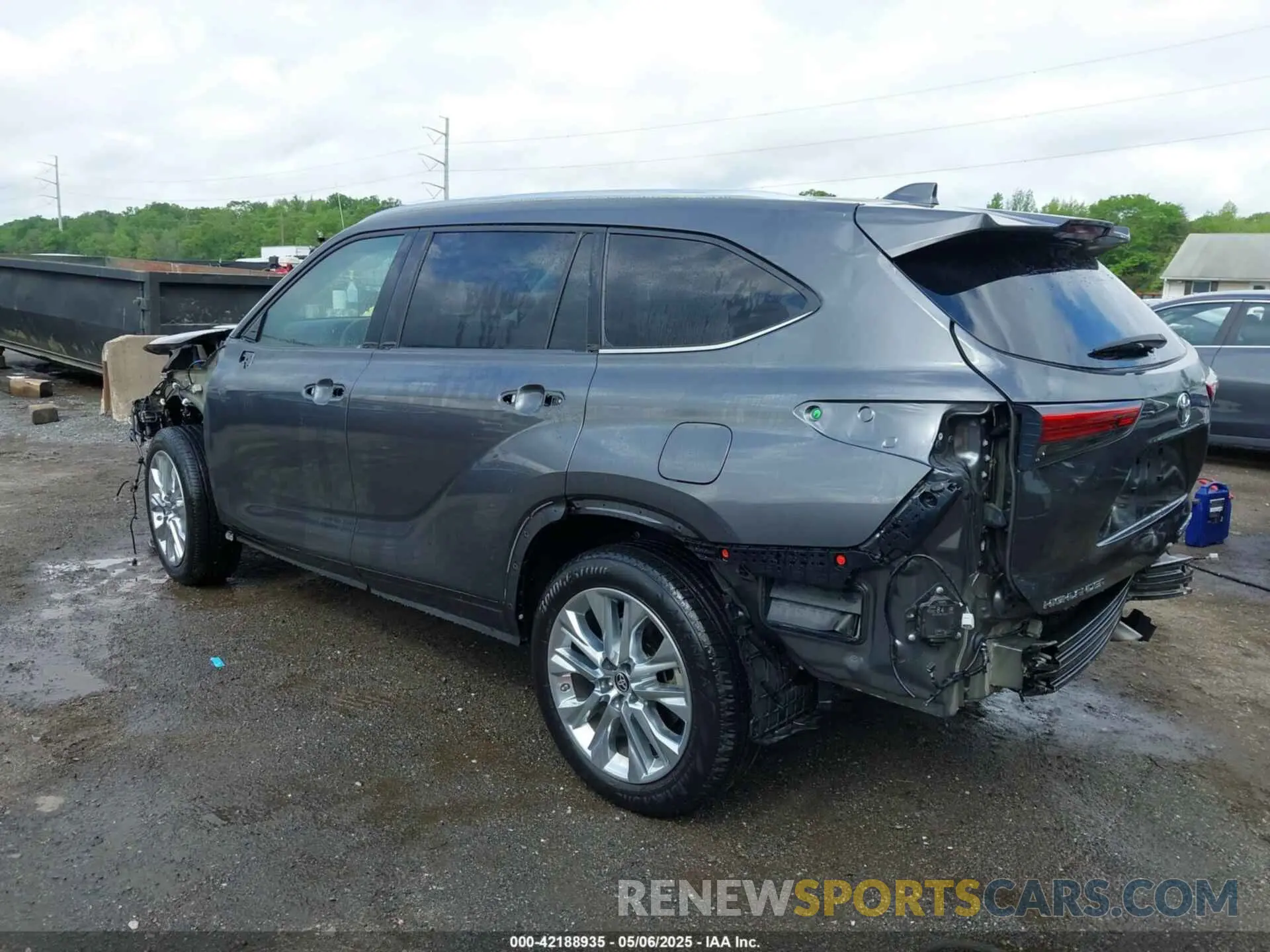 3 Фотография поврежденного автомобиля 5TDKDRBH0PS006456 TOYOTA HIGHLANDER 2023