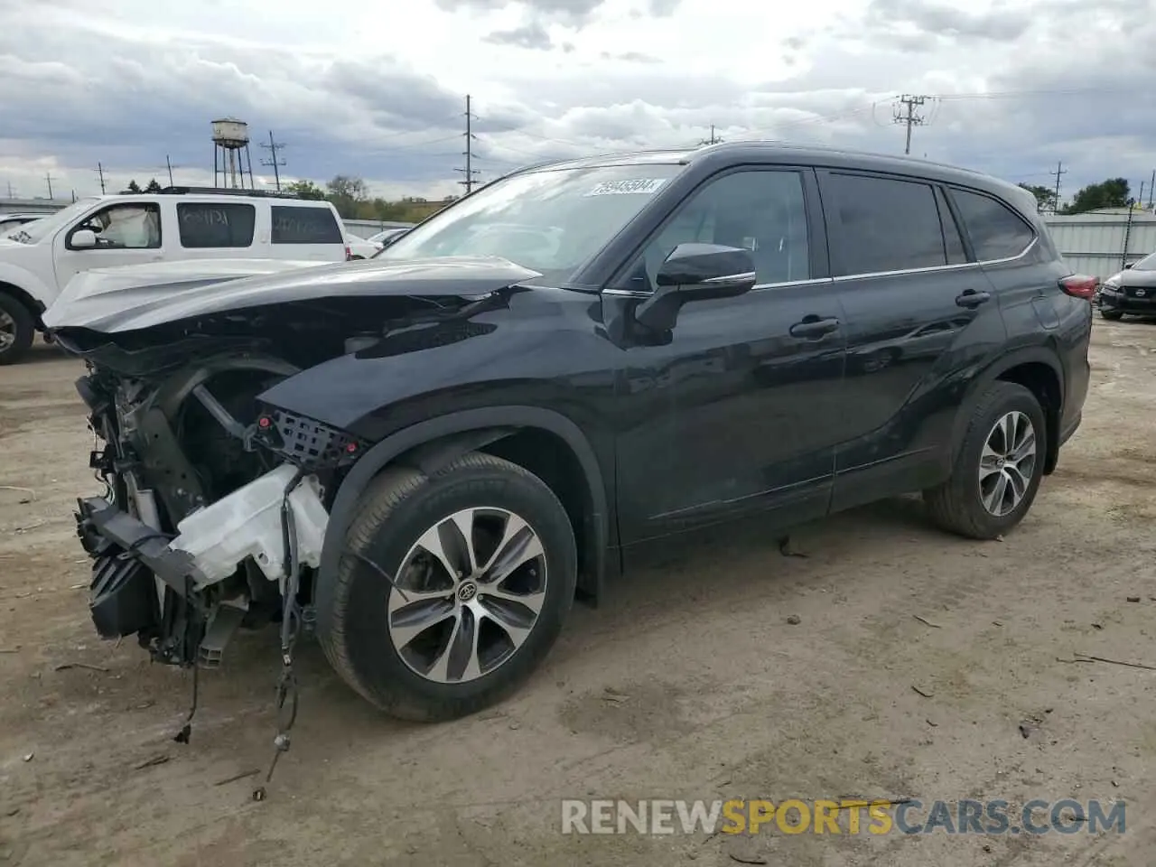 1 Фотография поврежденного автомобиля 5TDKDRBH0PS027470 TOYOTA HIGHLANDER 2023