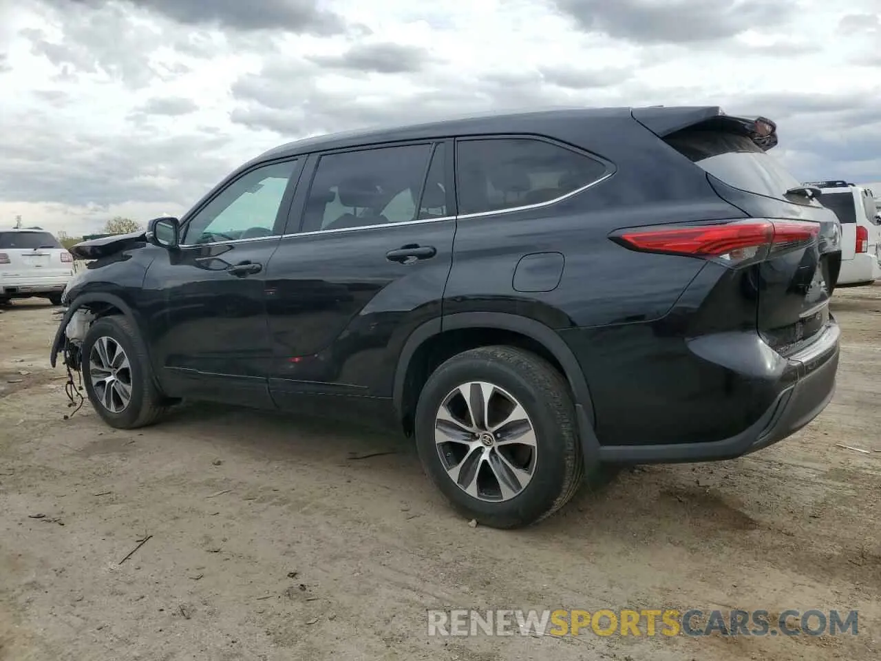 2 Фотография поврежденного автомобиля 5TDKDRBH0PS027470 TOYOTA HIGHLANDER 2023