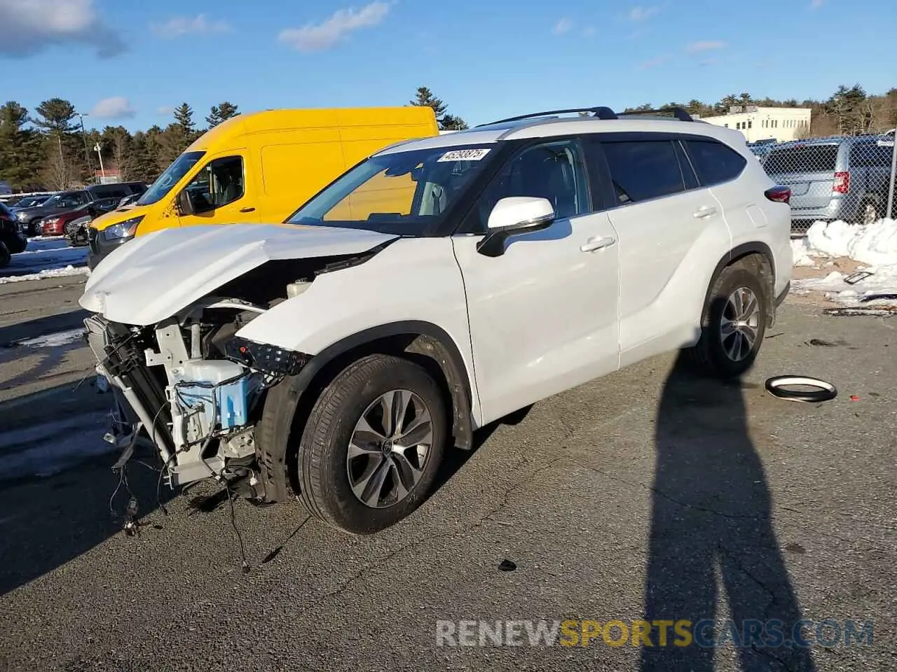 1 Фотография поврежденного автомобиля 5TDKDRBH0PS037335 TOYOTA HIGHLANDER 2023