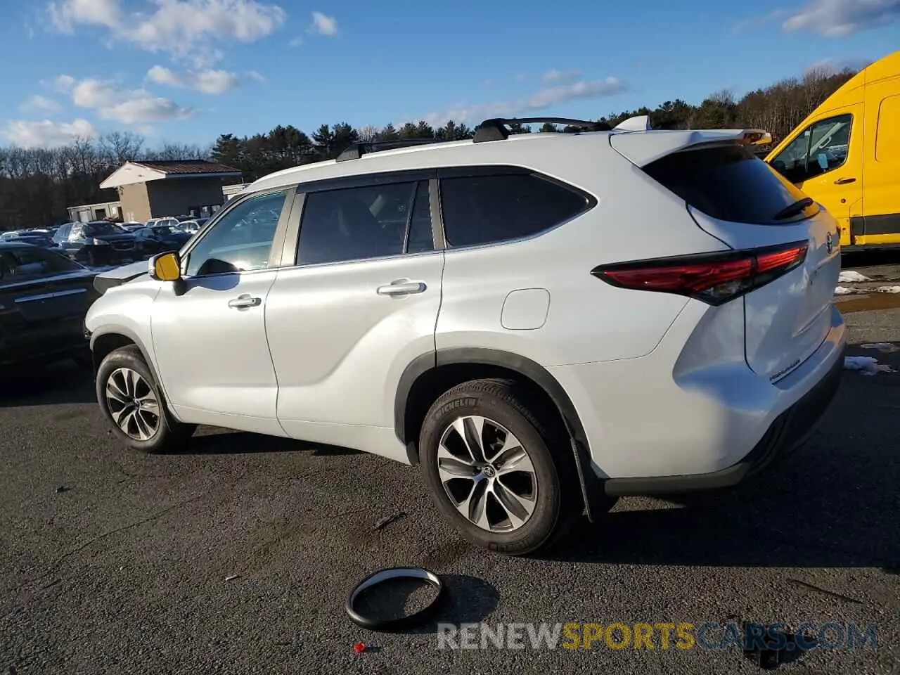 2 Фотография поврежденного автомобиля 5TDKDRBH0PS037335 TOYOTA HIGHLANDER 2023