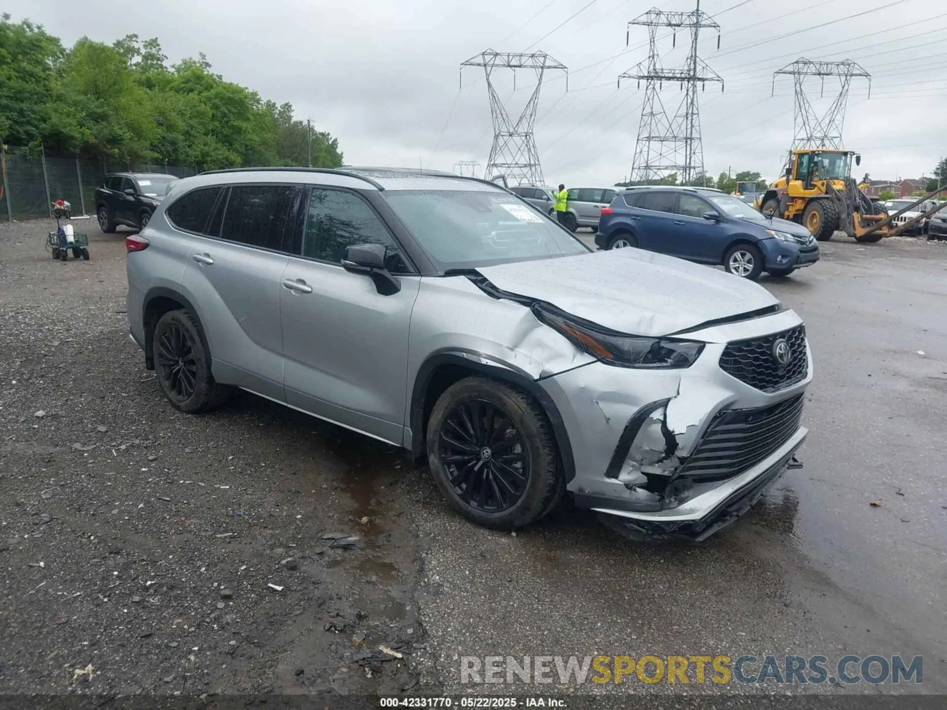1 Фотография поврежденного автомобиля 5TDKDRBH0PS509145 TOYOTA HIGHLANDER 2023