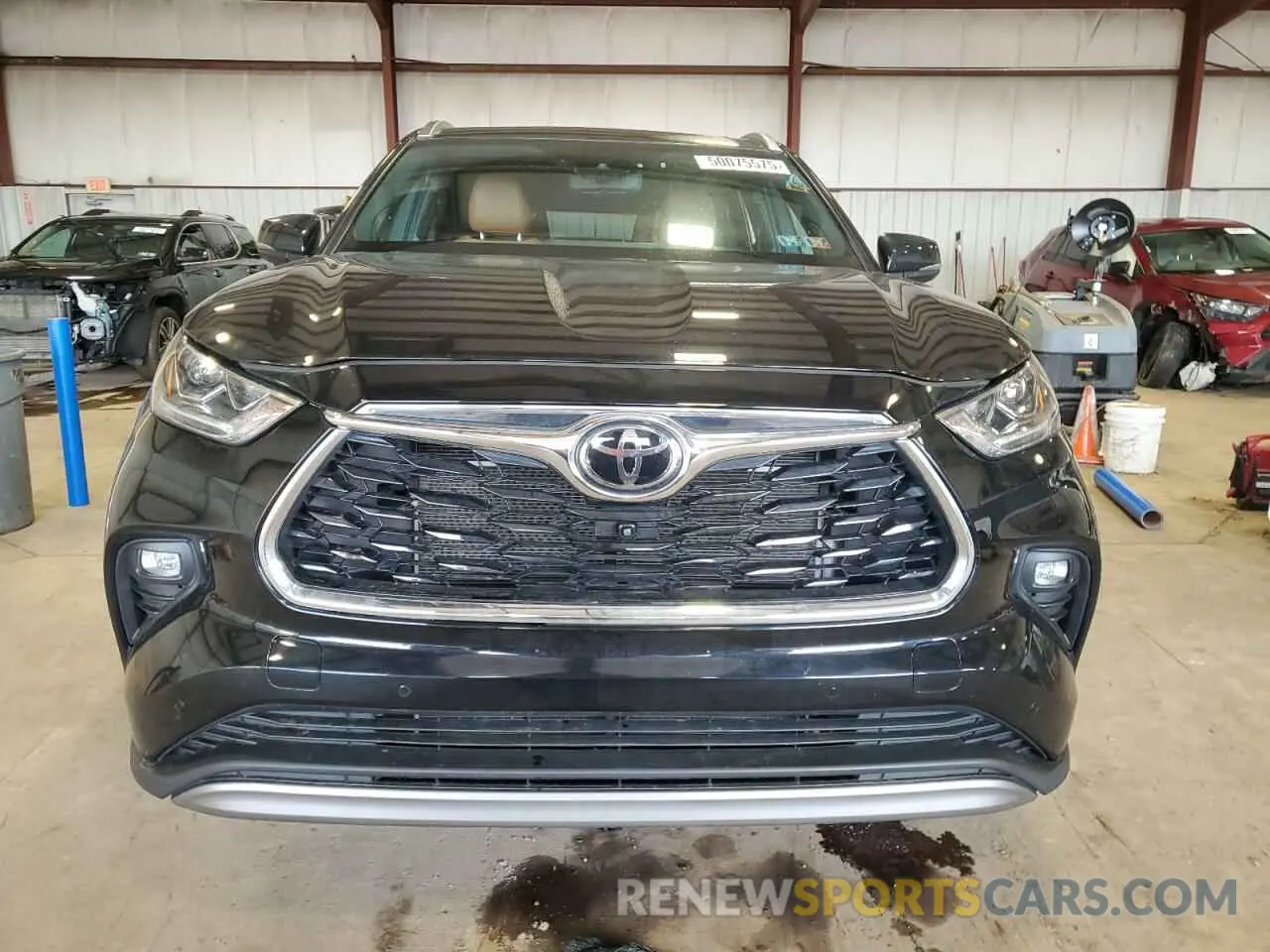 5 Фотография поврежденного автомобиля 5TDKDRBH0PS518525 TOYOTA HIGHLANDER 2023