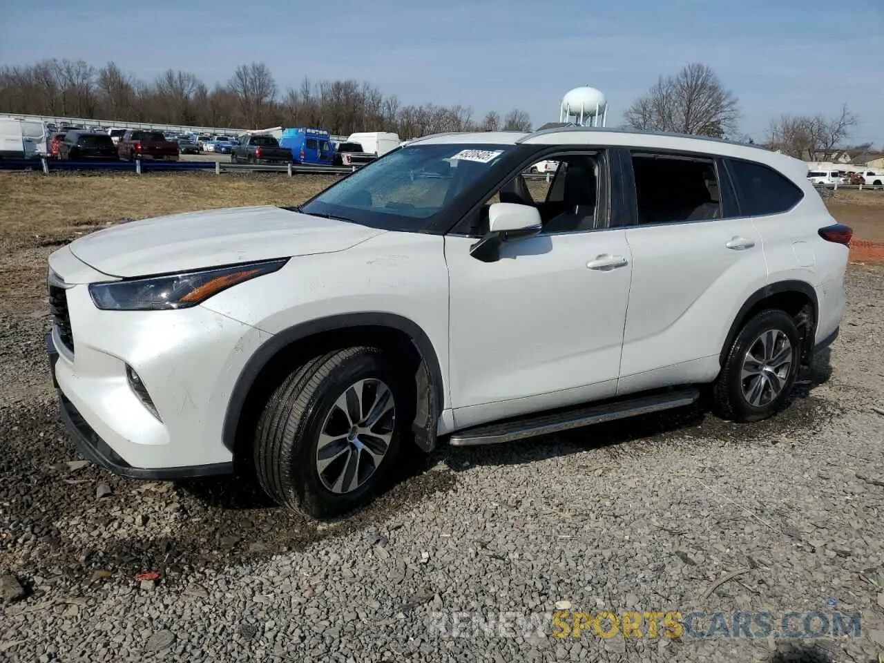 1 Фотография поврежденного автомобиля 5TDKDRBH1PS009009 TOYOTA HIGHLANDER 2023