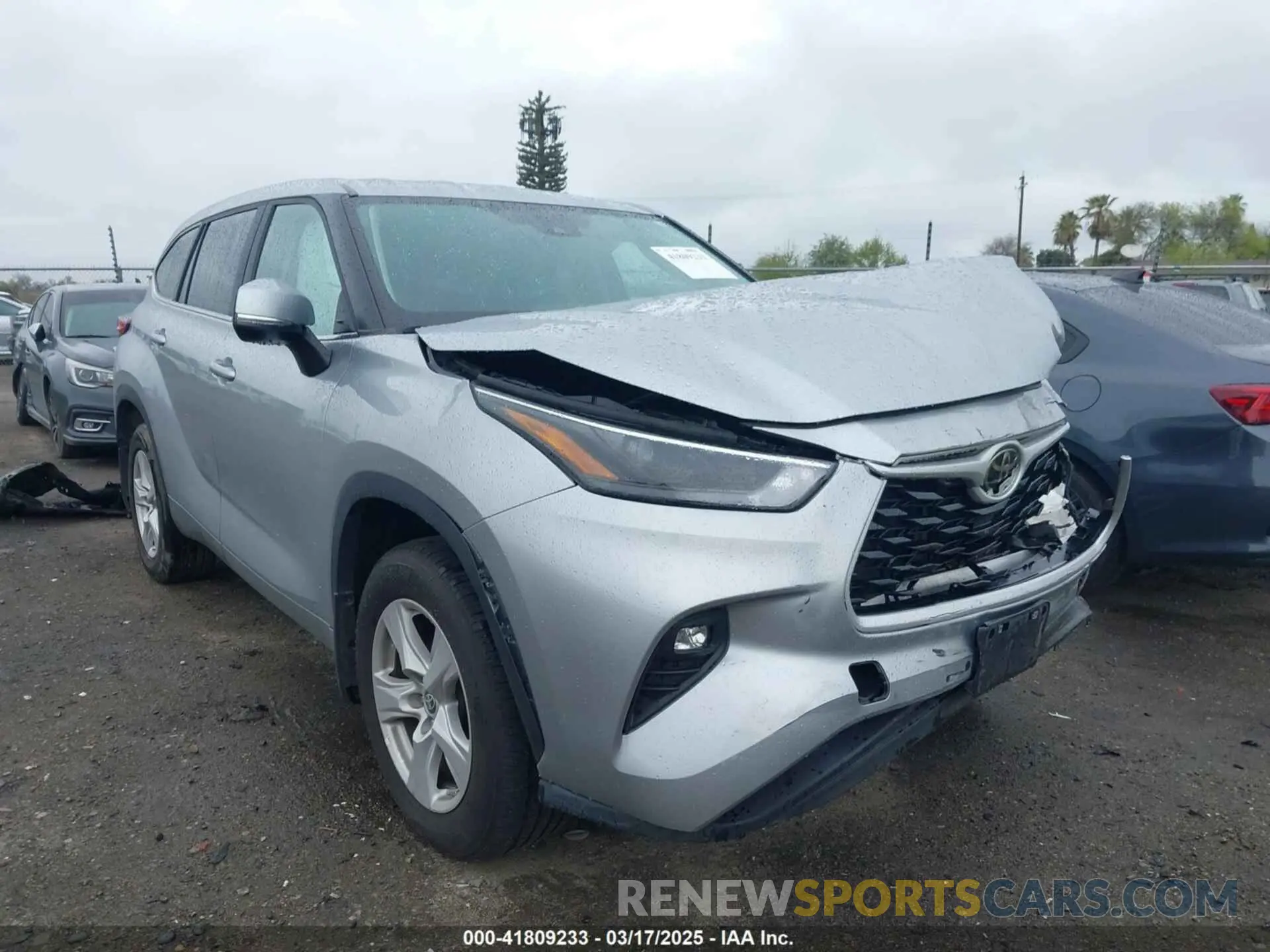 1 Фотография поврежденного автомобиля 5TDKDRBH1PS015442 TOYOTA HIGHLANDER 2023