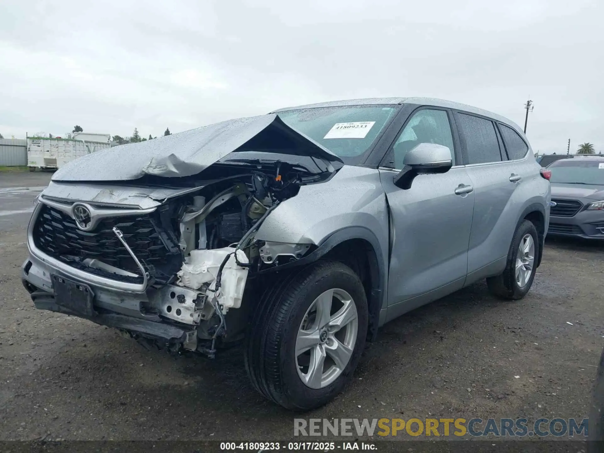 14 Фотография поврежденного автомобиля 5TDKDRBH1PS015442 TOYOTA HIGHLANDER 2023