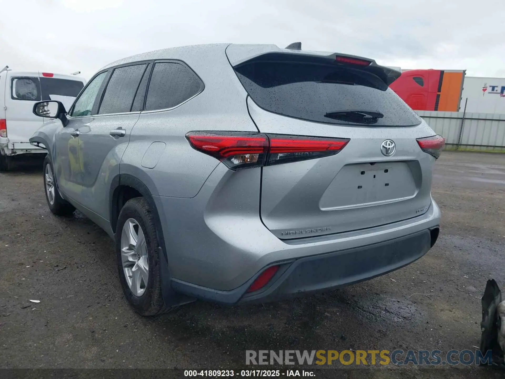 3 Фотография поврежденного автомобиля 5TDKDRBH1PS015442 TOYOTA HIGHLANDER 2023