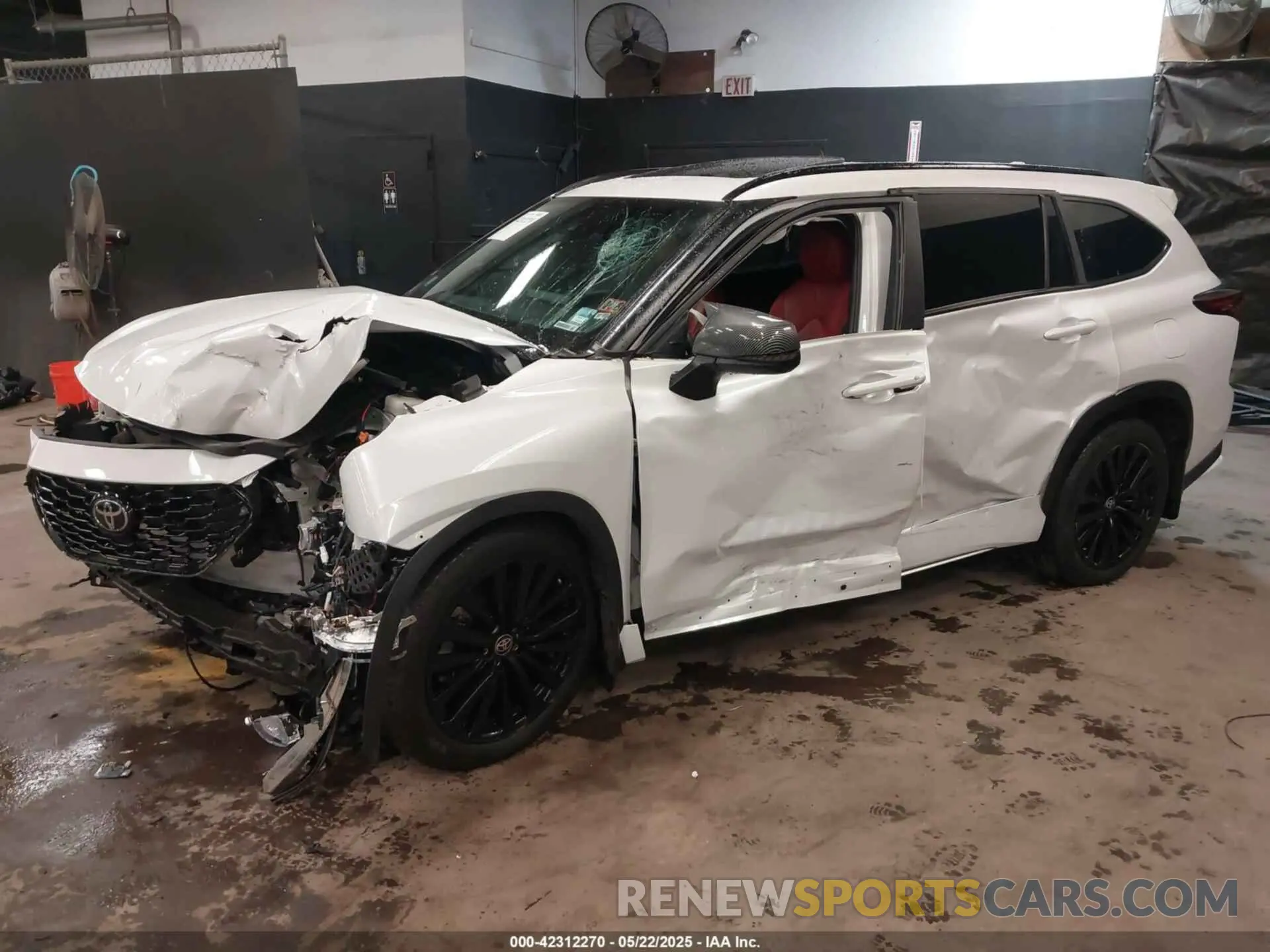 2 Фотография поврежденного автомобиля 5TDKDRBH1PS019040 TOYOTA HIGHLANDER 2023