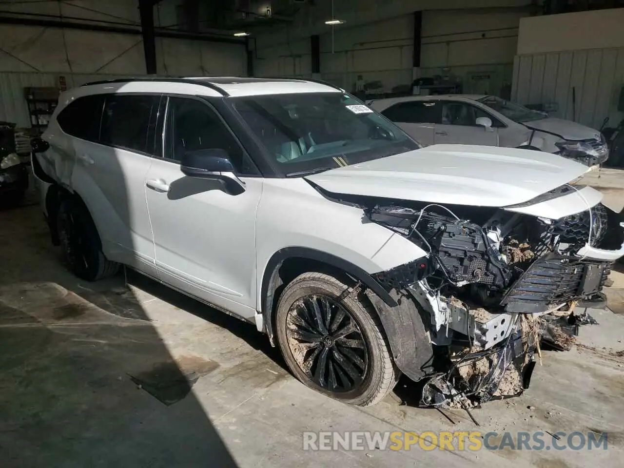 4 Фотография поврежденного автомобиля 5TDKDRBH2PS009150 TOYOTA HIGHLANDER 2023