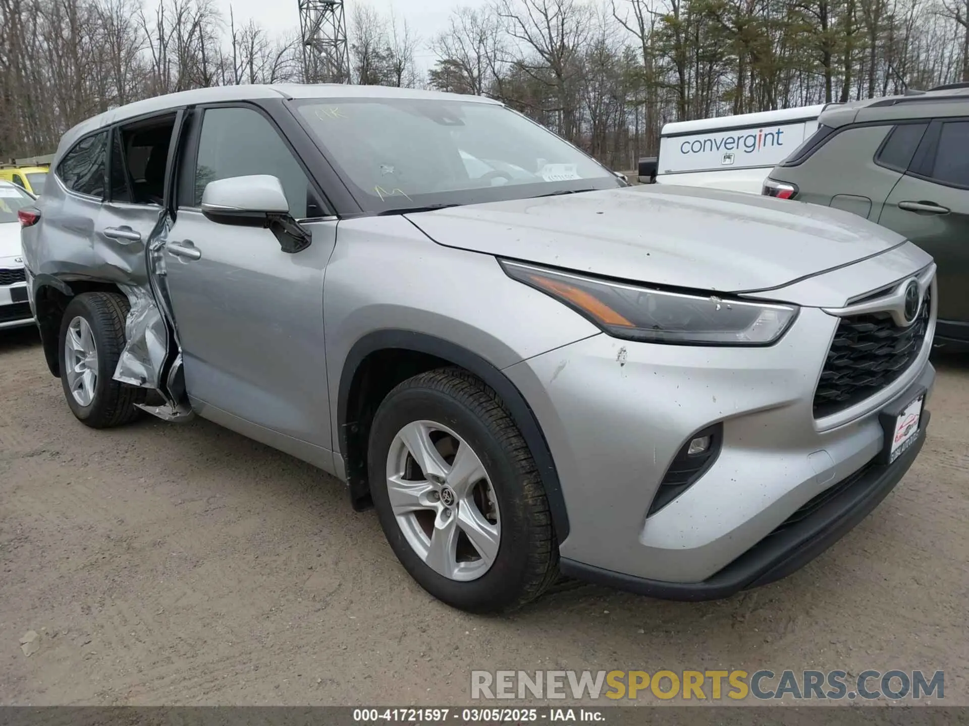 1 Фотография поврежденного автомобиля 5TDKDRBH2PS015689 TOYOTA HIGHLANDER 2023