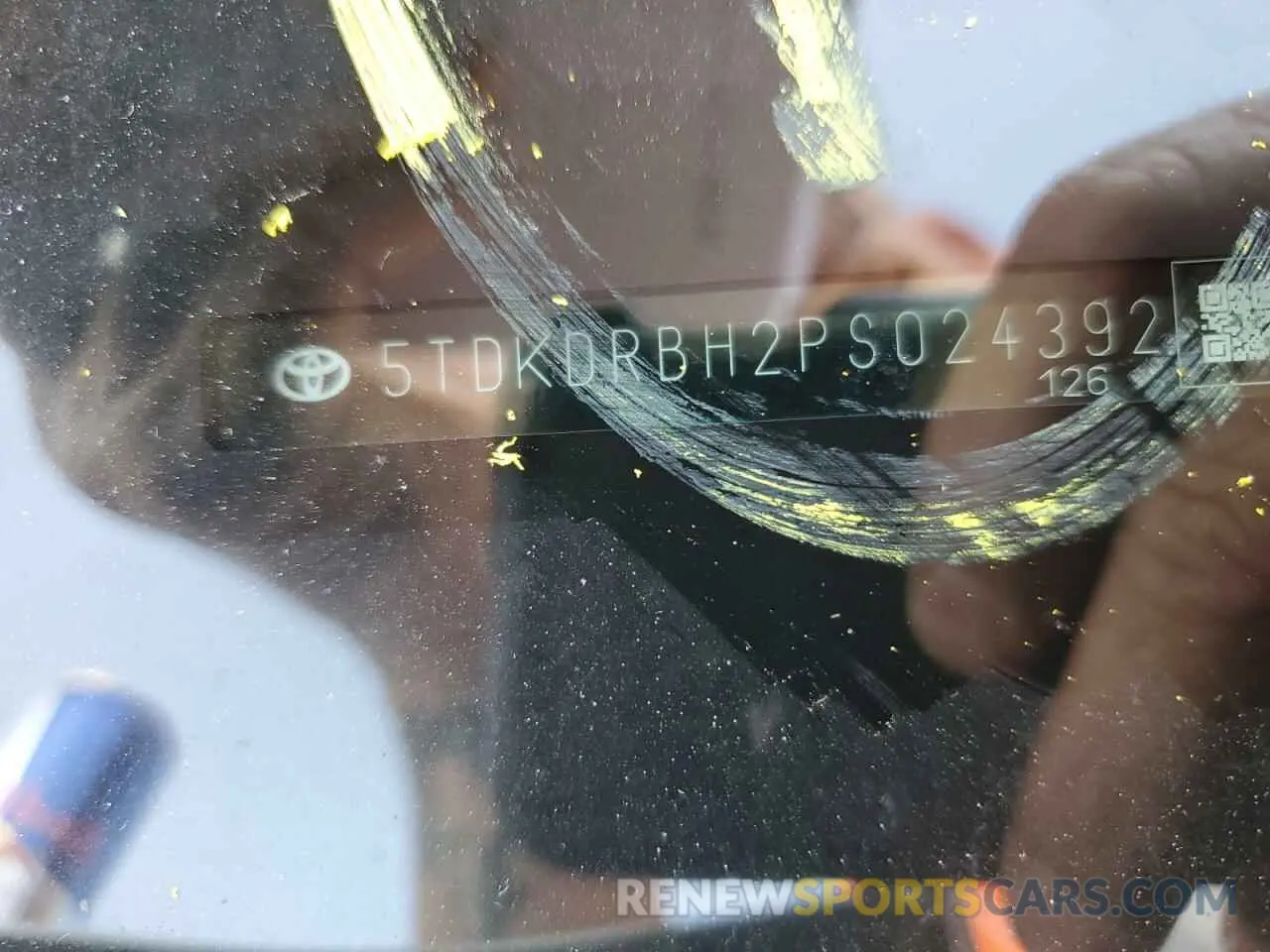13 Photograph of a damaged car 5TDKDRBH2PS024392 TOYOTA HIGHLANDER 2023